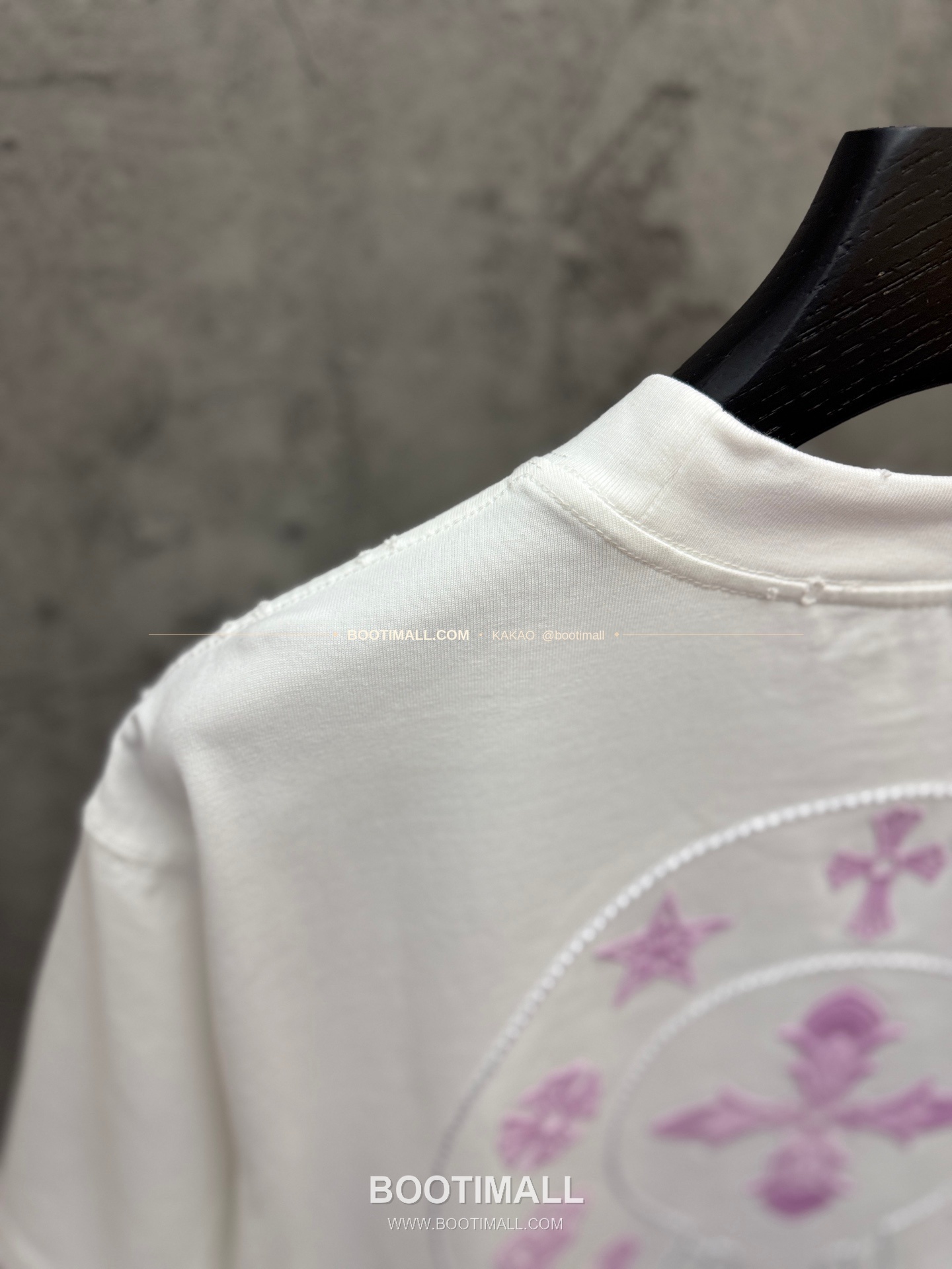 크롬하츠 2026SS 헤비코튼 UV변색 3D자수 루즈핏 반팔 티셔츠 Chrome Hearts 2026 SS Heavy Cotton UV Color Changing 3D Embroidery Loose Fit Short Sleeve T-Shirt 9619 9