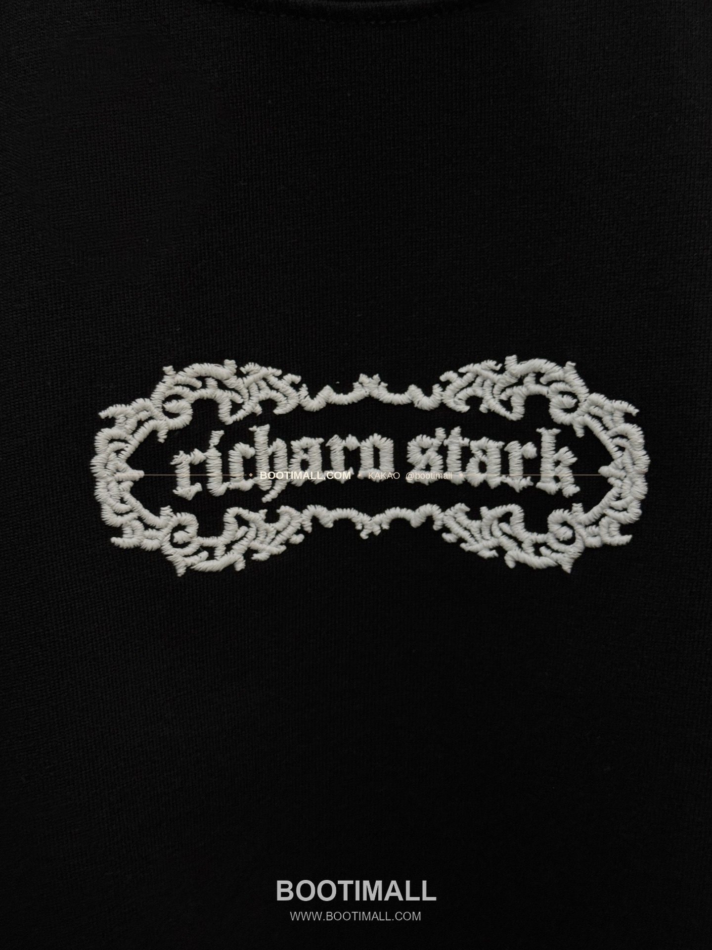 크롬하츠 2026SS 헤비코튼 아치크로스 3D홀자수 루즈핏 반팔 티셔츠 Chrome Hearts 2026 SS Heavy Cotton Arch Cross 3D Hollow Embroidery Loose Fit Short Sleeve T-Shirt 9617 6