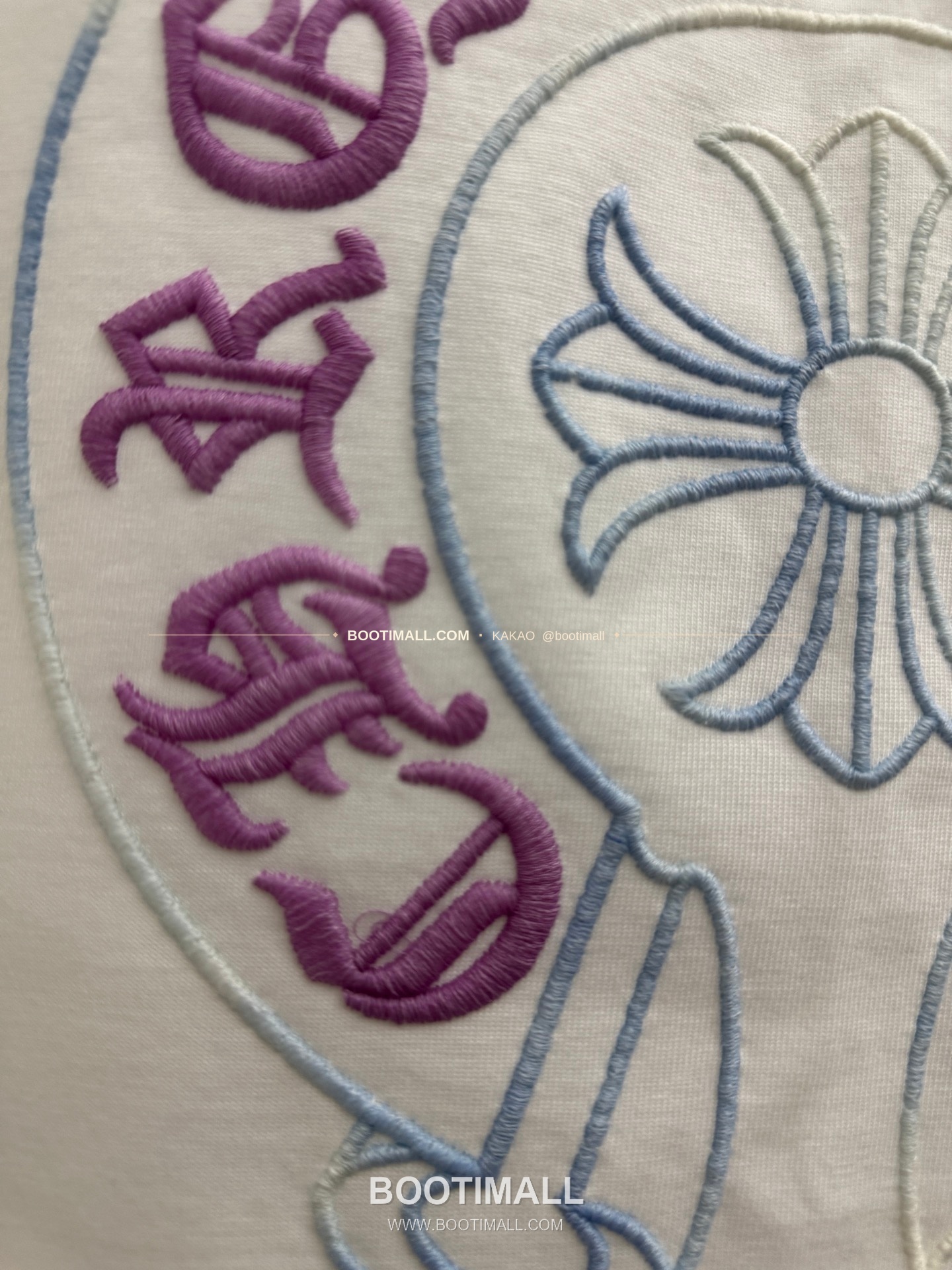 크롬하츠 2026SS 헤비코튼 UV변색 호스슈 3D자수 루즈핏 반팔 티셔츠 Chrome Hearts 2026 SS Heavy Cotton UV Color Changing Horseshoe 3D Embroidery Loose Fit Short Sleeve T-Shirt 9602 8