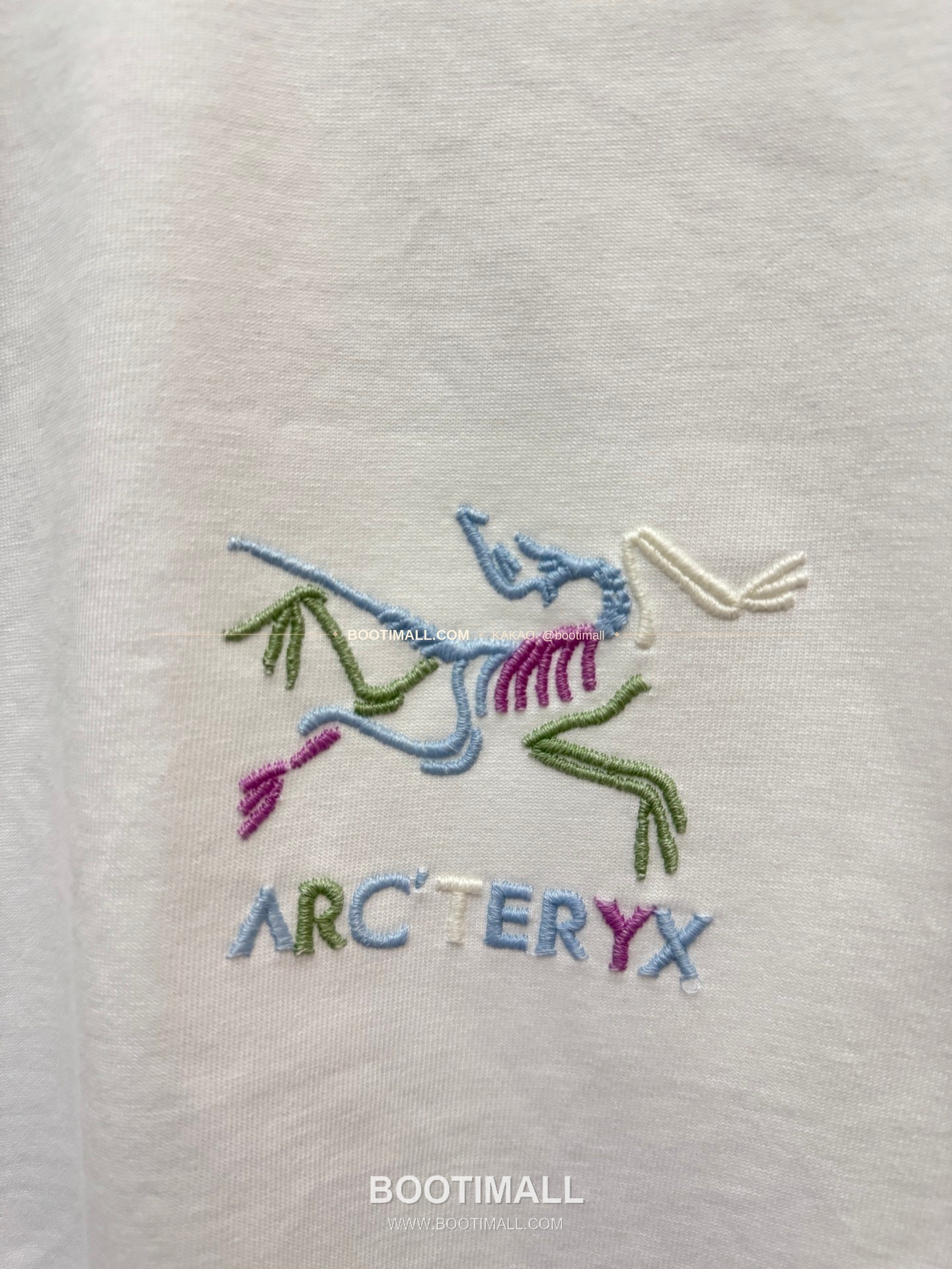 아크테릭스 2026SS 헤비코튼 UV변색 3D자수 루즈핏 반팔 티셔츠 Arc'teryx 2026 SS Heavy Cotton UV Color Changing 3D Embroidery Loose Fit Short Sleeve T-Shirt 9502 6