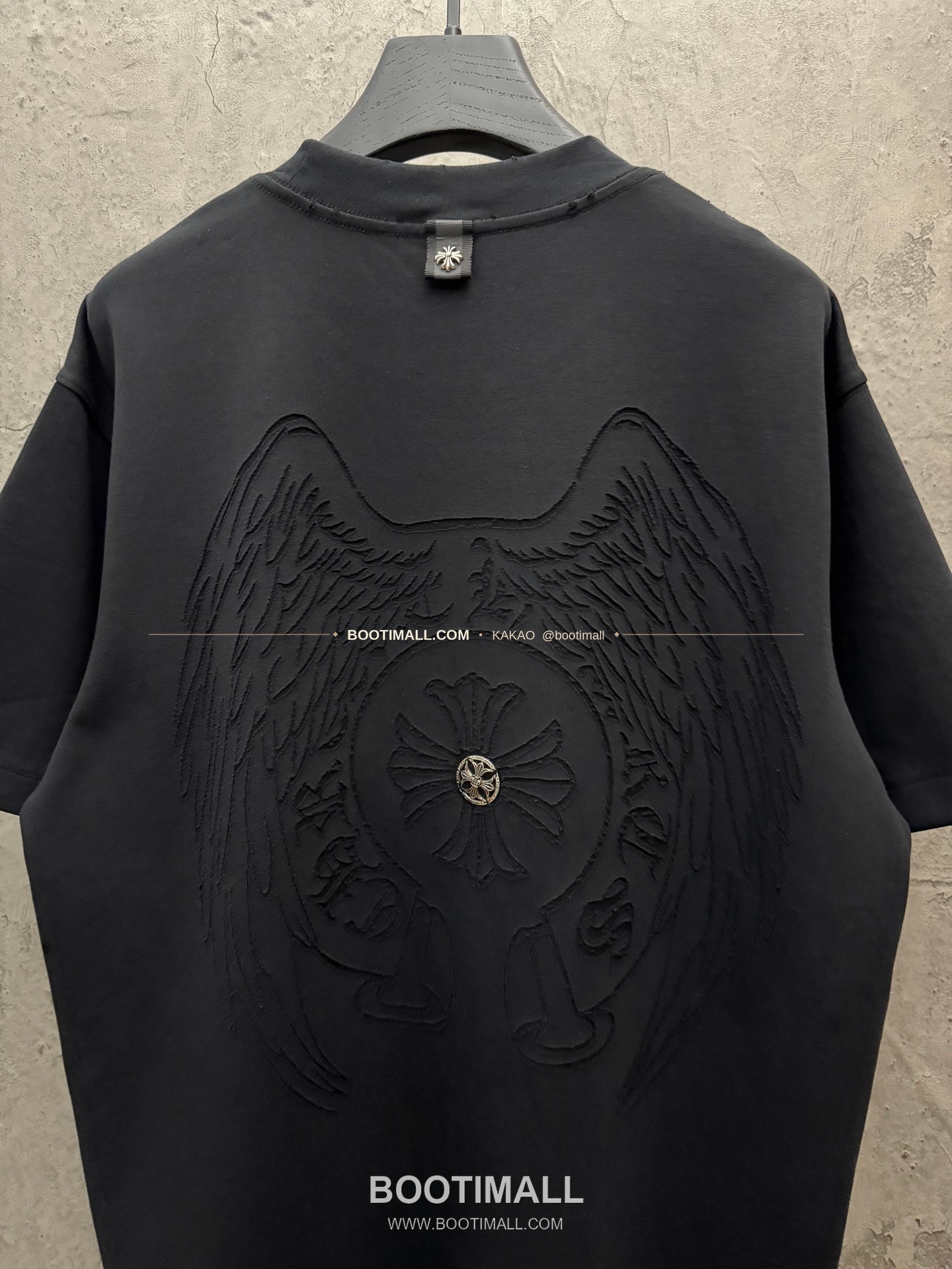 크롬하츠 2026SS 헤비코튼 번아웃가공 호스슈자수 루즈핏 반팔 티셔츠 Chrome Hearts 2026 SS Heavy Cotton Burnout Finish Horseshoe Embroidery Loose Fit Short Sleeve T-Shirt 9608 7
