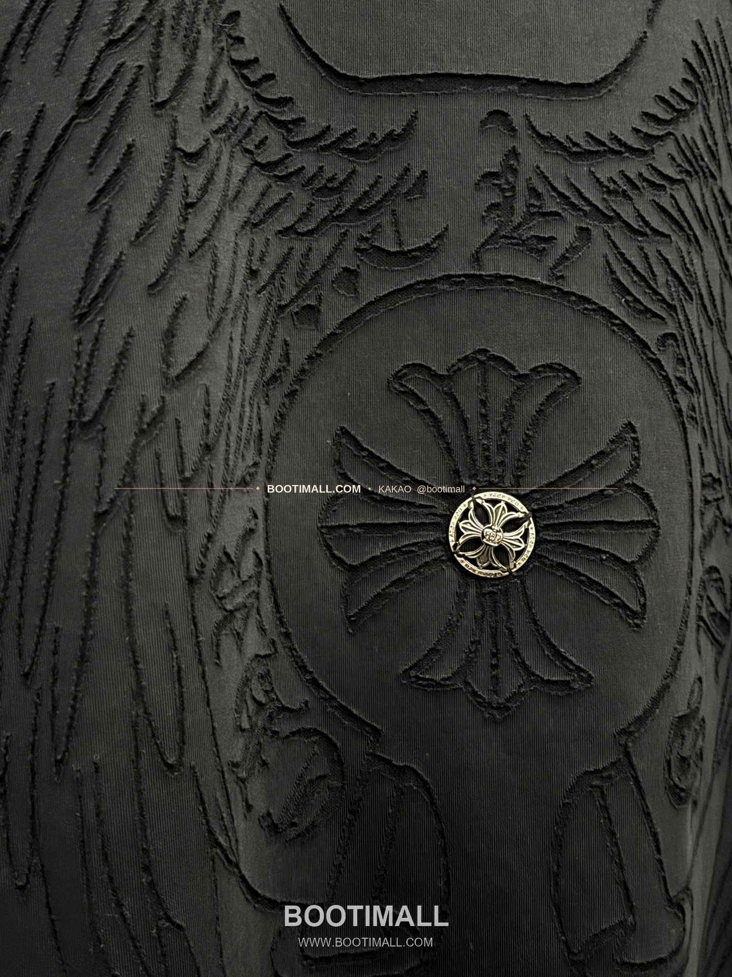 크롬하츠 2026SS 헤비코튼 번아웃가공 호스슈자수 루즈핏 반팔 티셔츠 Chrome Hearts 2026 SS Heavy Cotton Burnout Finish Horseshoe Embroidery Loose Fit Short Sleeve T-Shirt 9608 8