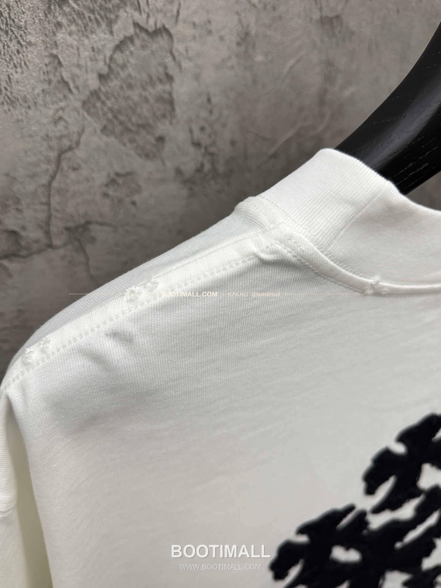 크롬하츠 2026SS 헤비코튼 크로스패치자수 프린지 루즈핏 반팔 티셔츠 Chrome Hearts 2026 SS Heavy Cotton Cross Patch Embroidery Fringe Loose Fit Short Sleeve T-Shirt 9607 8