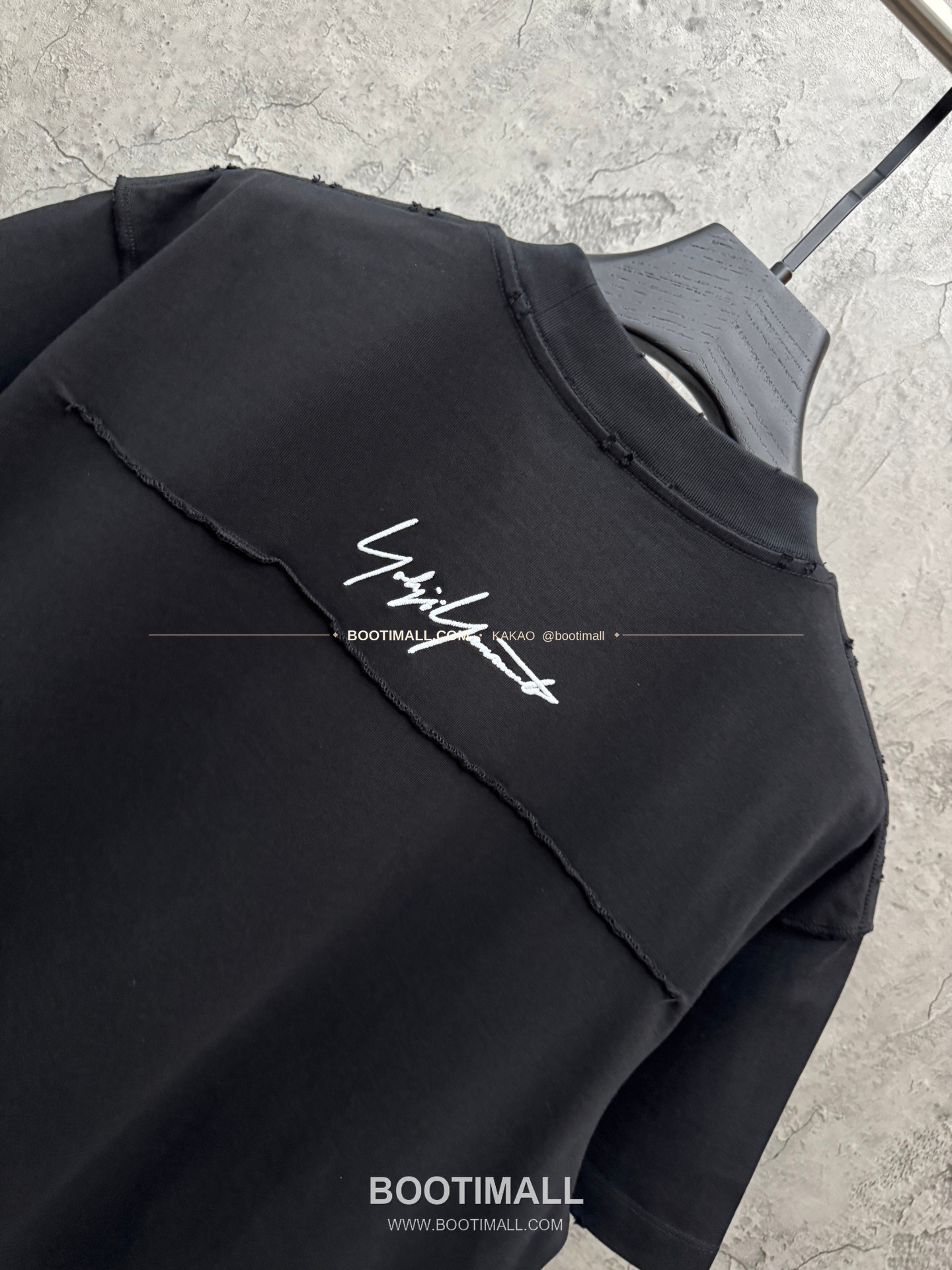 Y-3 2026SS 헤비코튼 3D홀자수 루즈핏 반팔 티셔츠 Y-3 2026 SS Heavy Cotton 3D Hollow Embroidery Loose Fit Short Sleeve T-Shirt 8202 4