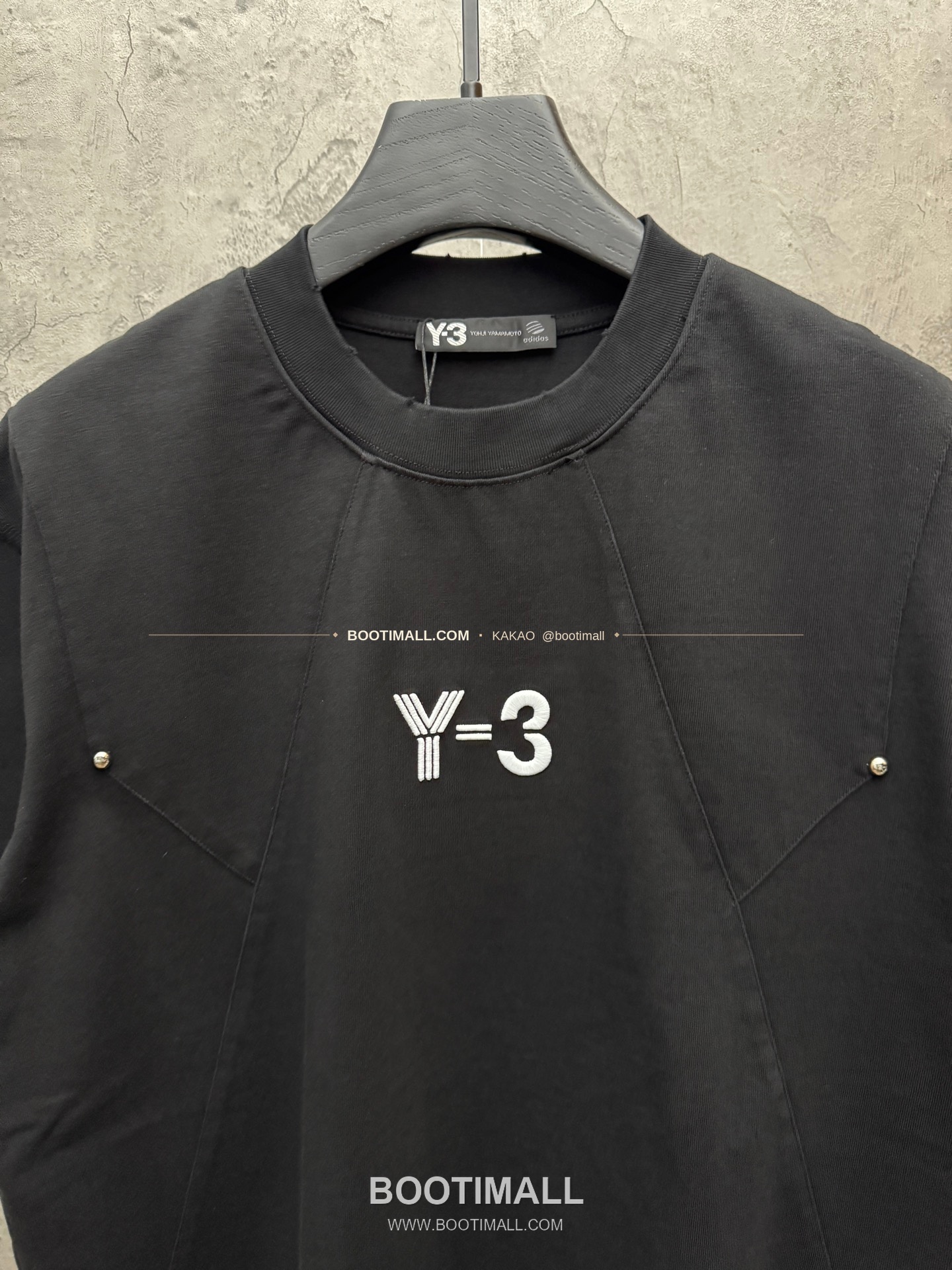 Y-3 2026SS 헤비코튼 3D홀자수 루즈핏 반팔 티셔츠 Y-3 2026 SS Heavy Cotton 3D Hollow Embroidery Loose Fit Short Sleeve T-Shirt 8202 5