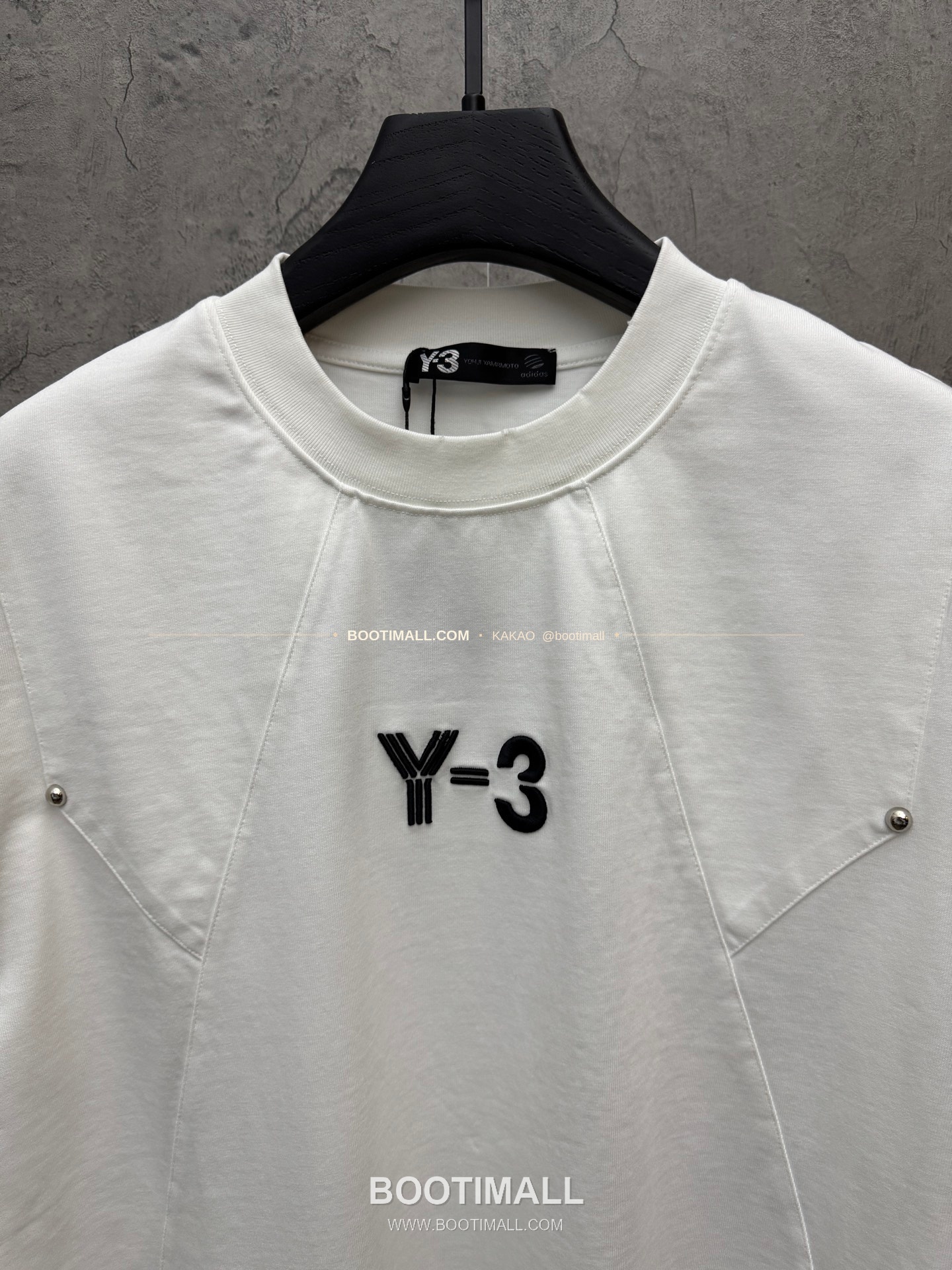 Y-3 2026SS 헤비코튼 3D홀자수 루즈핏 반팔 티셔츠 Y-3 2026 SS Heavy Cotton 3D Hollow Embroidery Loose Fit Short Sleeve T-Shirt 8202 5
