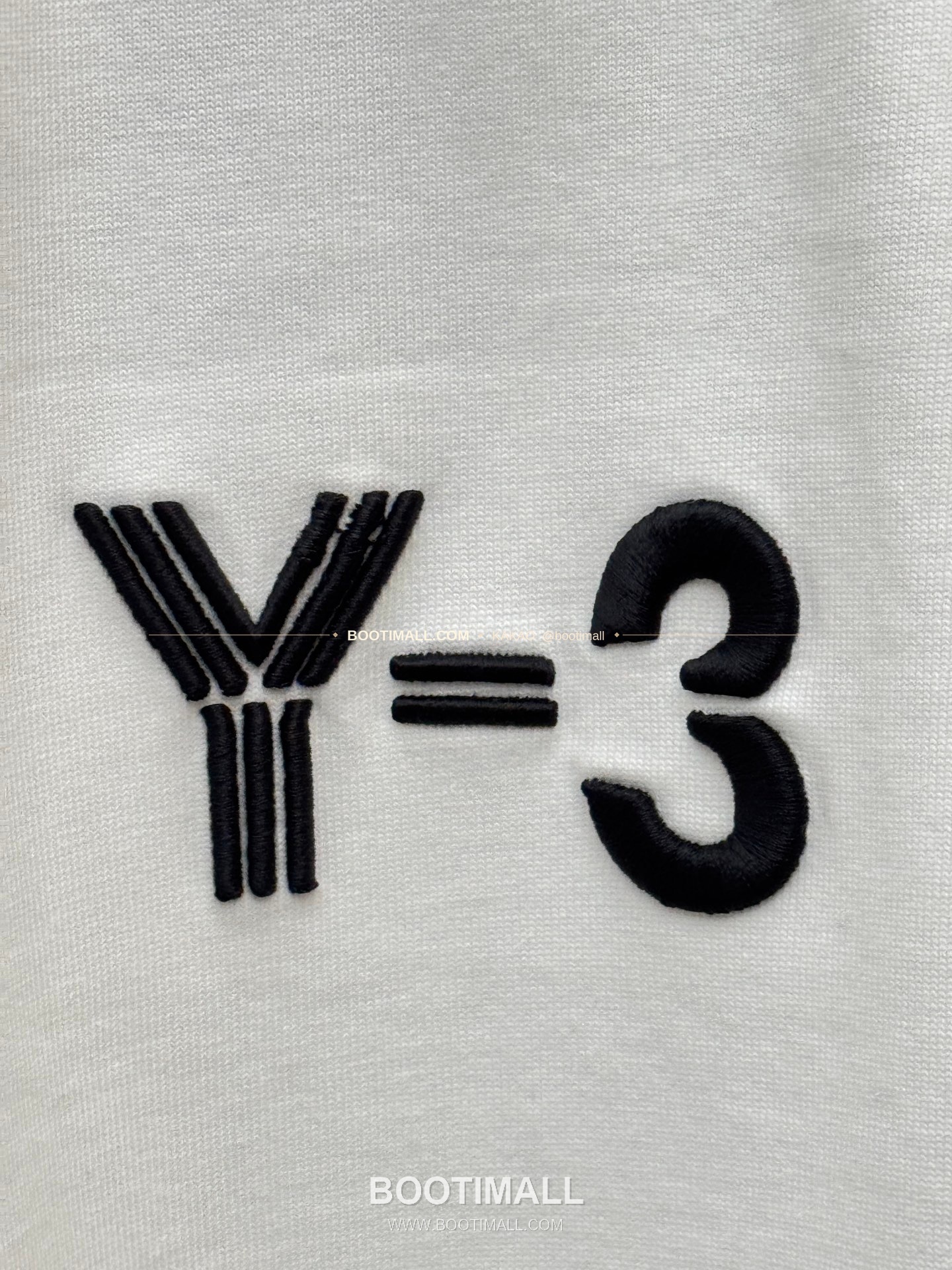 Y-3 2026SS 헤비코튼 3D홀자수 루즈핏 반팔 티셔츠 Y-3 2026 SS Heavy Cotton 3D Hollow Embroidery Loose Fit Short Sleeve T-Shirt 8202 6