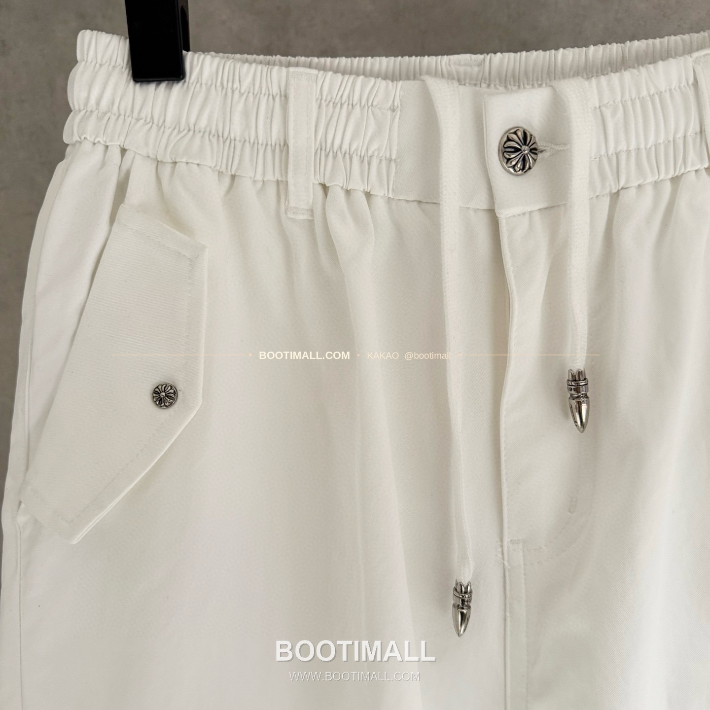 크롬하츠 헤비코튼 카프스킨 크로스패치 카고 조거팬츠 Chrome Hearts Heavy Cotton Calfskin Cross Patch Cargo Jogger Pants D44 5