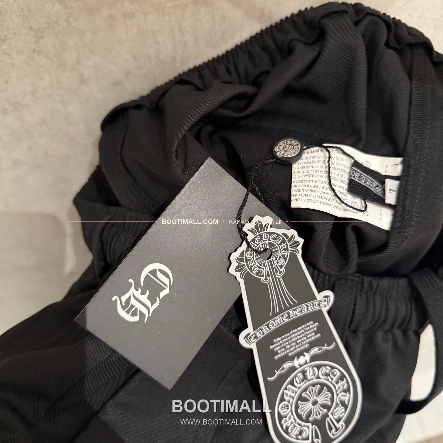 크롬하츠 헤비웨이트 멀티 크로스패치 루즈핏 블랙 카고팬츠 Chrome Hearts Heavyweight Multi Cross Patch Loose Fit Black Cargo Pants D125 8