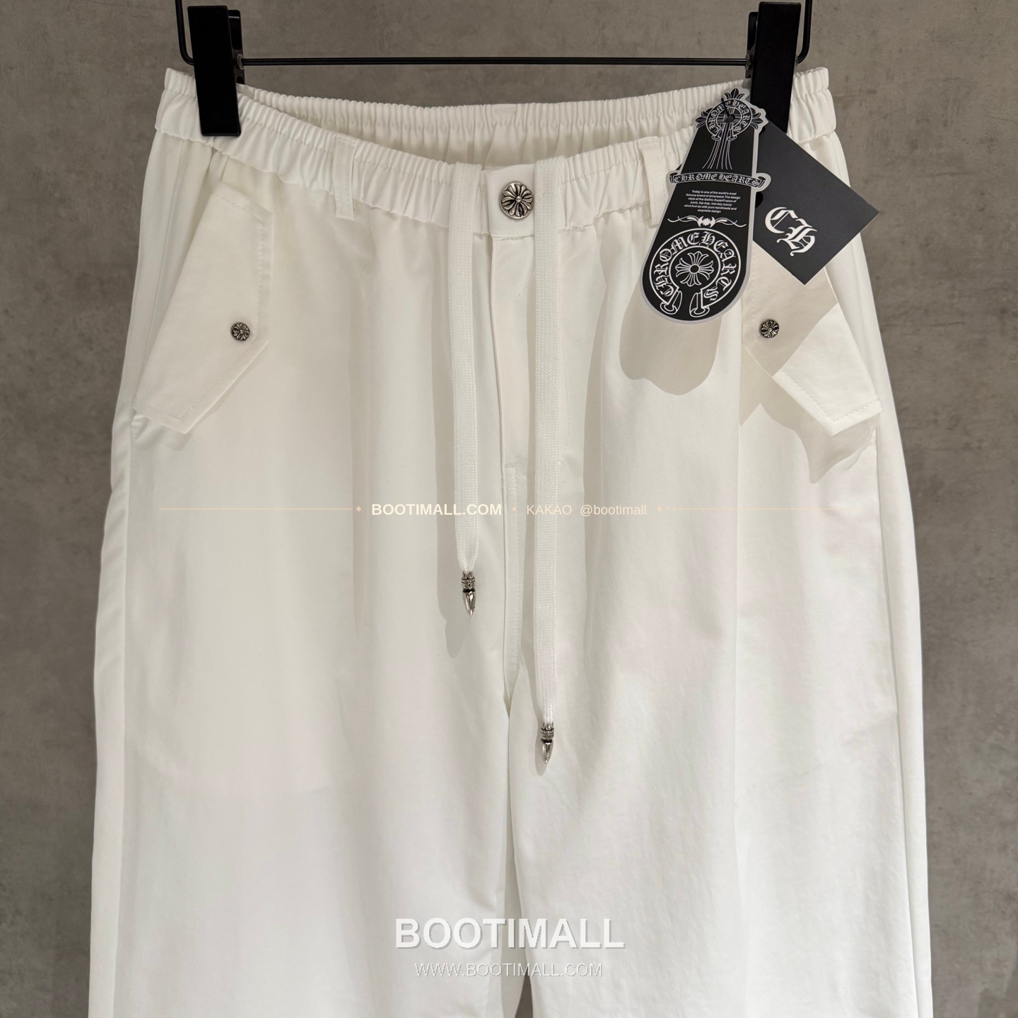 크롬하츠 헤비웨이트 멀티 크로스패치 루즈핏 블랙 카고팬츠 Chrome Hearts Heavyweight Multi Cross Patch Loose Fit Black Cargo Pants D125 3