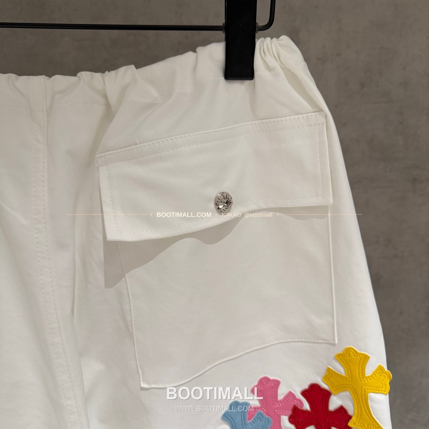 크롬하츠 헤비웨이트 멀티 크로스패치 루즈핏 카고팬츠 Chrome Hearts Heavyweight Multi Cross Patch Loose Fit Cargo Pants D222 7