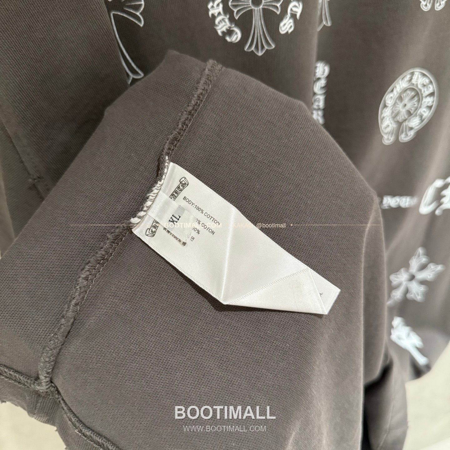 크롬하츠 헤비코튼 프린트 디스트로이드 루즈핏 블랙 반팔 티셔츠 Chrome Hearts Heavy Cotton Printed Distressed Loose Fit Black T-Shirt C11 8