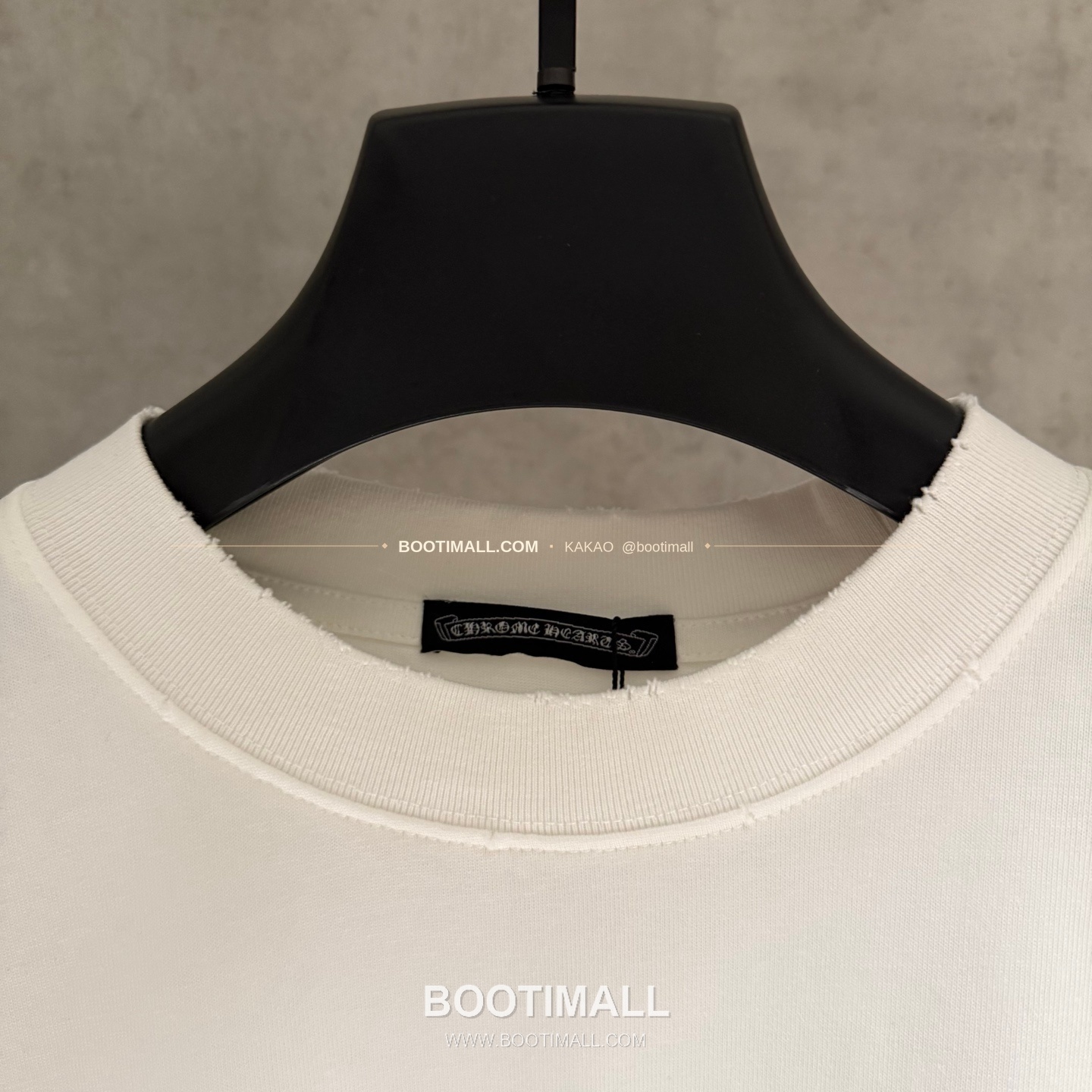 크롬하츠 헤비코튼 프린트 디스트로이드 루즈핏 블랙 반팔 티셔츠 Chrome Hearts Heavy Cotton Printed Distressed Loose Fit Black T-Shirt C11 5