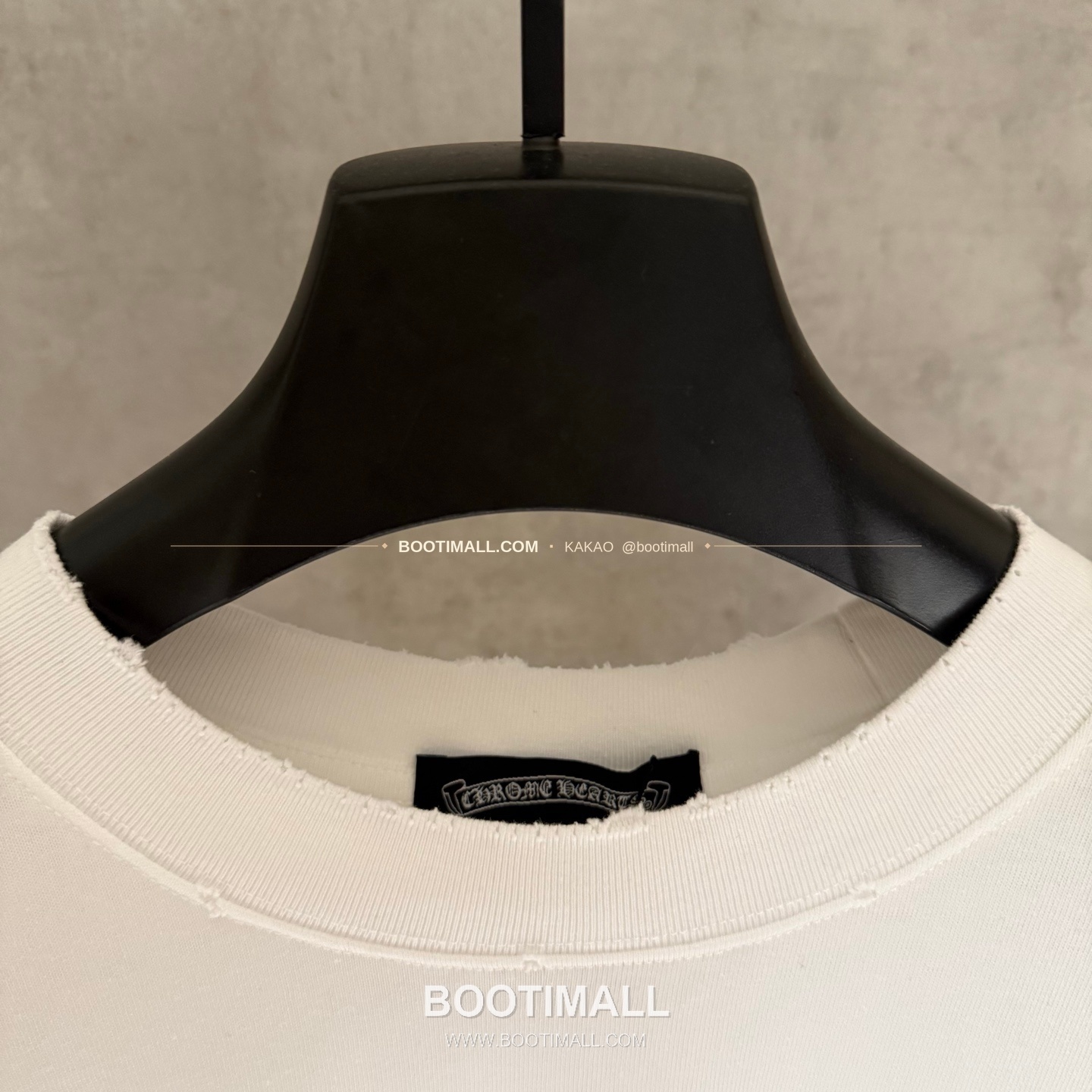 크롬하츠 헤비코튼 자수 디스트로이드 루즈핏 블랙 반팔 티셔츠 Chrome Hearts Heavy Cotton Embroidered Distressed Loose Fit Black T-Shirt K186 5