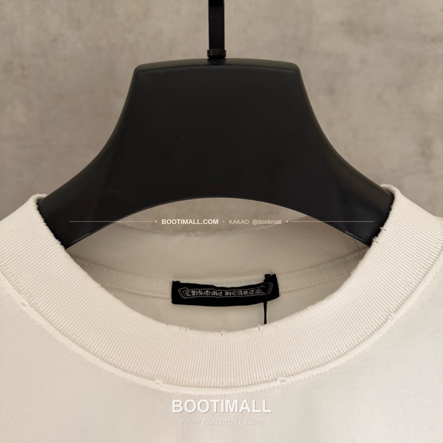 크롬하츠 헤비코튼 자수 디스트로이드 루즈핏 블랙 반팔 티셔츠 Chrome Hearts Heavy Cotton Embroidered Distressed Loose Fit Black T-Shirt K200 5