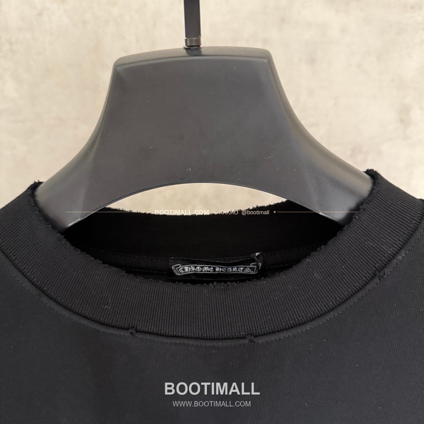 크롬하츠 헤비코튼 자수 디스트로이드 루즈핏 블랙 반팔 티셔츠 Chrome Hearts Heavy Cotton Embroidered Distressed Loose Fit Black T-Shirt K210 5