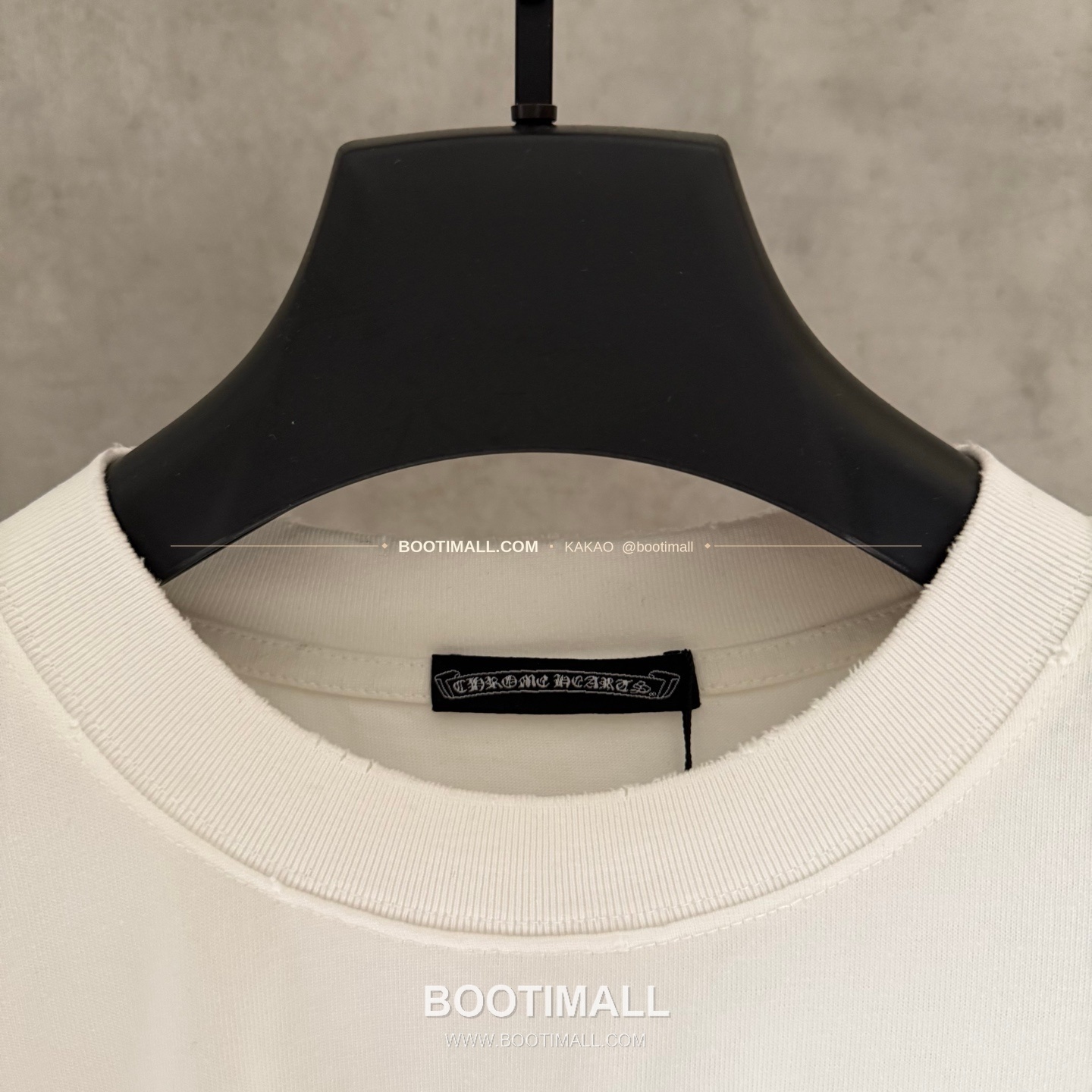 크롬하츠 헤비코튼 자수 디스트로이드 루즈핏 블랙 반팔 티셔츠 Chrome Hearts Heavy Cotton Embroidered Distressed Loose Fit Black T-Shirt K210 5