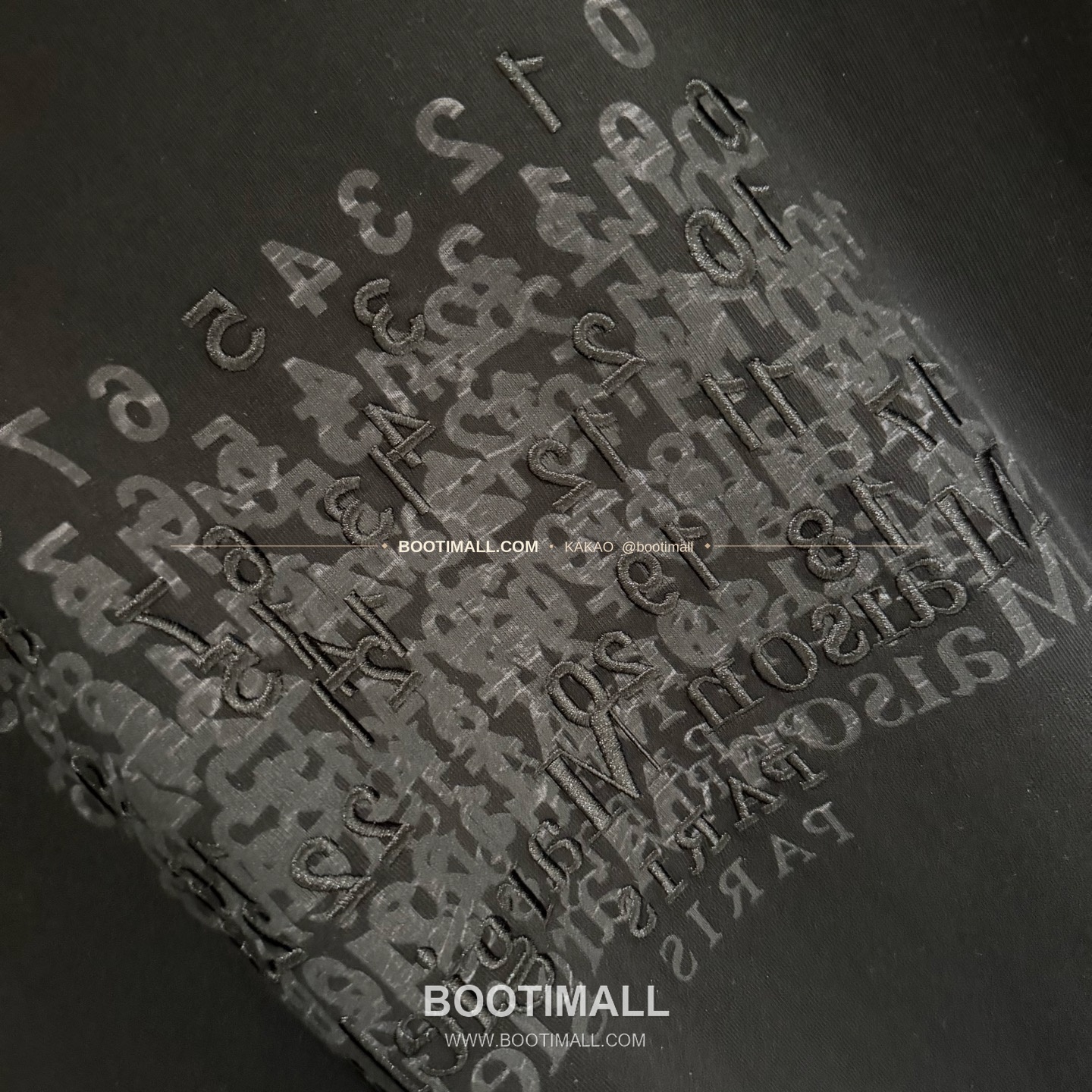 메종마르지엘라 MM6 2026SS 헤비코튼 디스트로이드 루즈핏 블랙 반팔 티셔츠 Maison Margiela MM6 2026 SS Heavy Cotton Distressed Loose Fit Black T-Shirt K232 6