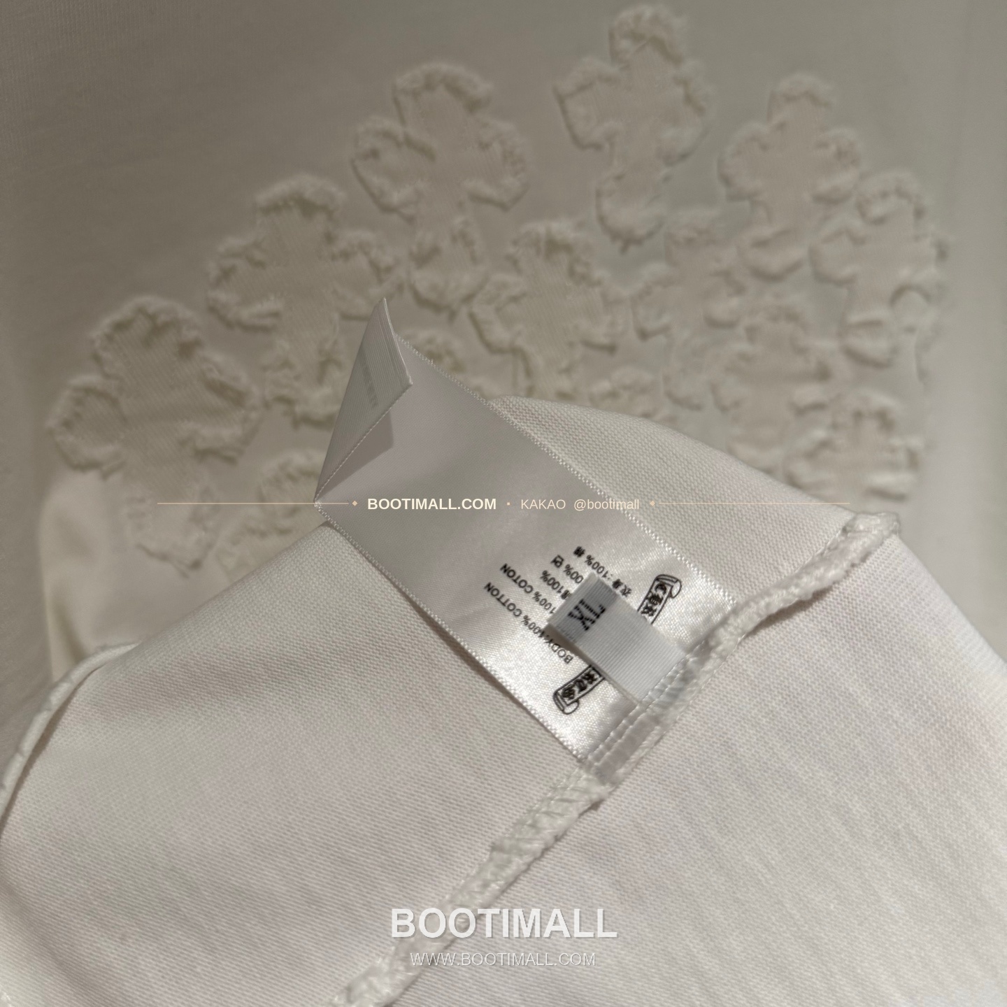 크롬하츠 2026SS 헤비코튼 자수 디스트로이드 루즈핏 블랙 반팔 티셔츠 Chrome Hearts 2026 SS Heavy Cotton Embroidered Distressed Loose Fit Black T-Shirt K209 8