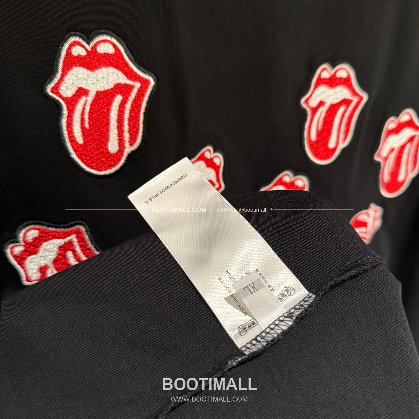 크롬하츠 2026SS 헤비코튼 자수 디스트로이드 루즈핏 블랙 반팔 티셔츠 Chrome Hearts 2026 SS Heavy Cotton Embroidered Distressed Loose Fit Black T-Shirt K241 8