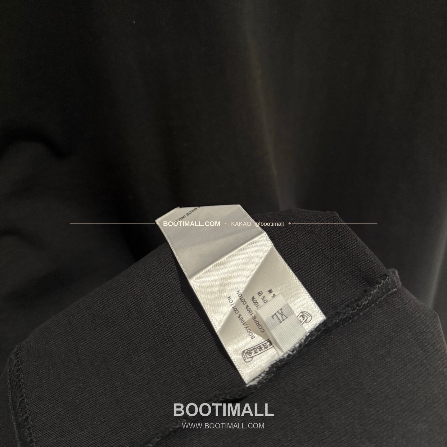 크롬하츠 2026SS 헤비코튼 자수 디스트로이드 루즈핏 블랙 반팔 티셔츠 Chrome Hearts 2026 SS Heavy Cotton Embroidered Distressed Loose Fit Black T-Shirt K225 8