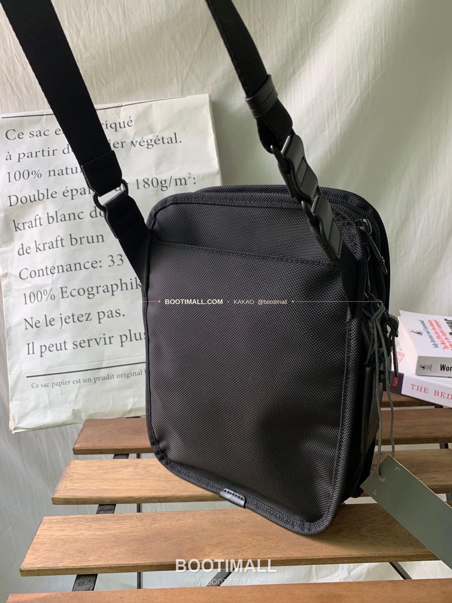 투미 알파3 나일론 멀티포켓 블랙 크로스백 Tumi Alpha 3 Nylon Multi Pocket Black Crossbody Bag 30cm 9