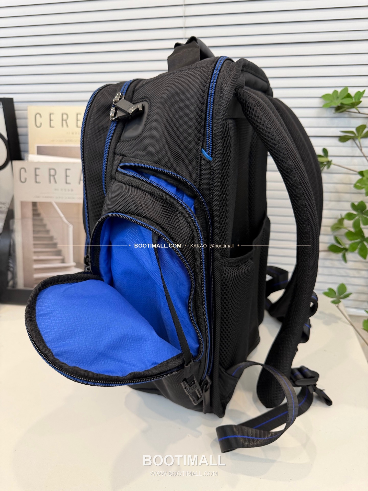 투미 알파4 FXT 나일론 멀티포켓 블랙 백팩 Tumi Alpha 4 FXT Nylon Multi Pocket Black Backpack 2603589D4 43cm 9