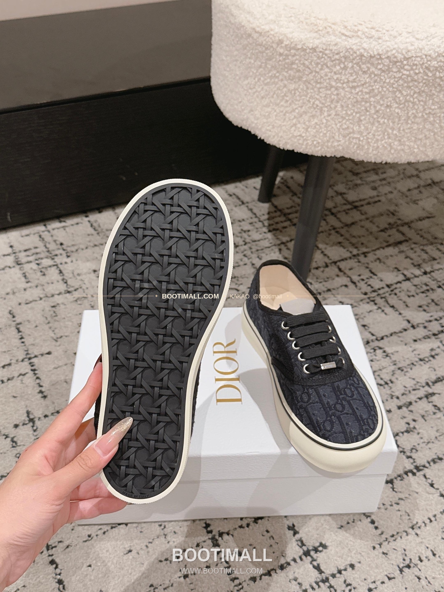 디올 2026SS 코튼 클로버 자수 로우탑 스니커즈 Dior 2026 SS Cotton Clover Embroidered Low-Top Sneakers 9