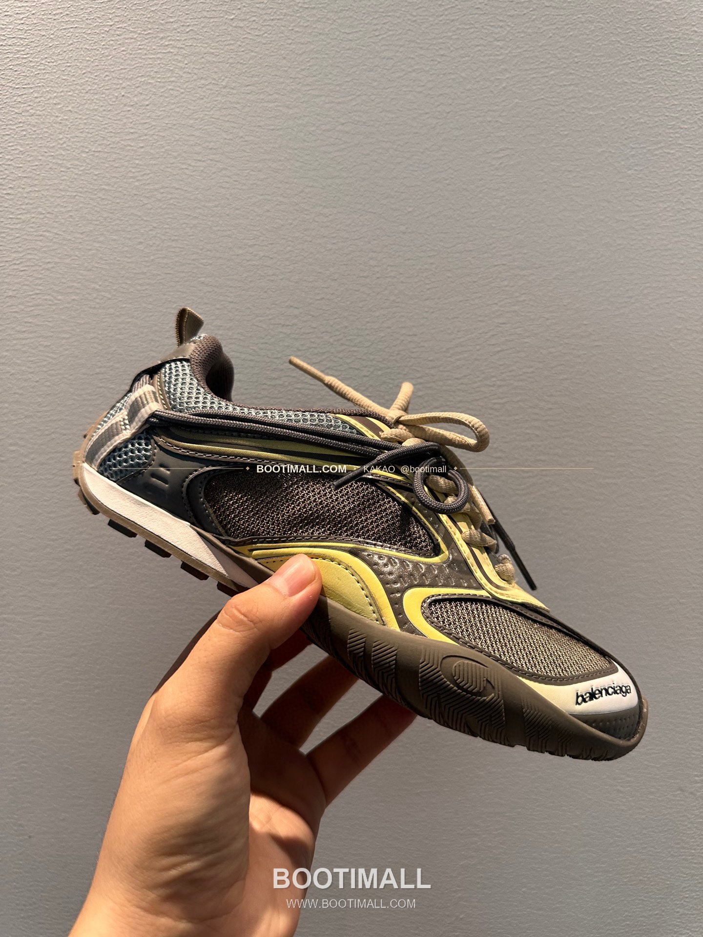 발렌시아가 Radar 2026SS 메쉬 카프스킨 로우탑 스니커즈 Balenciaga Radar 2026 SS Mesh Calfskin Low-Top Sneakers 2cm 1