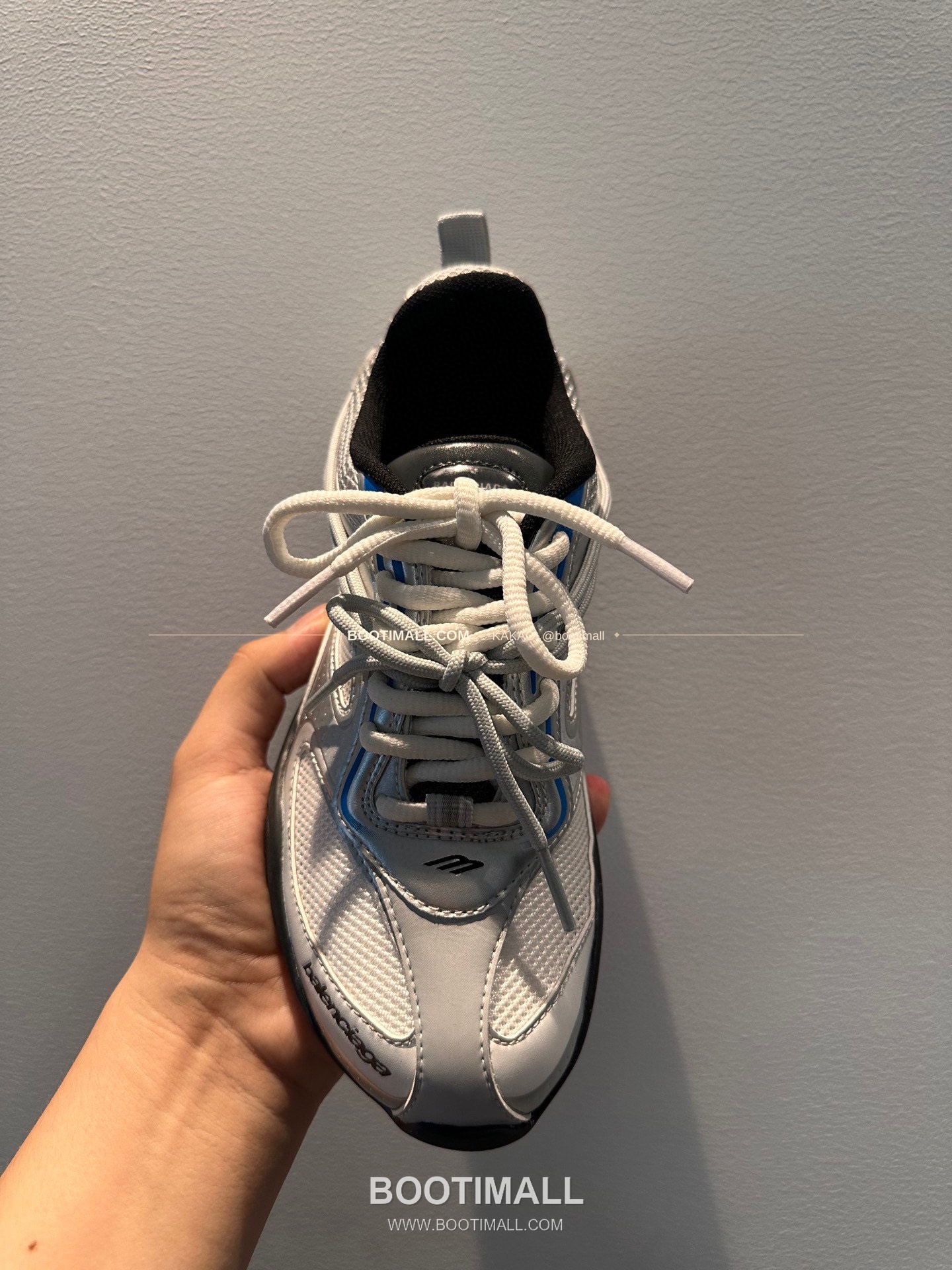 발렌시아가 Radar 2026SS 메쉬 카프스킨 로우탑 스니커즈 Balenciaga Radar 2026 SS Mesh Calfskin Low-Top Sneakers 2cm 10