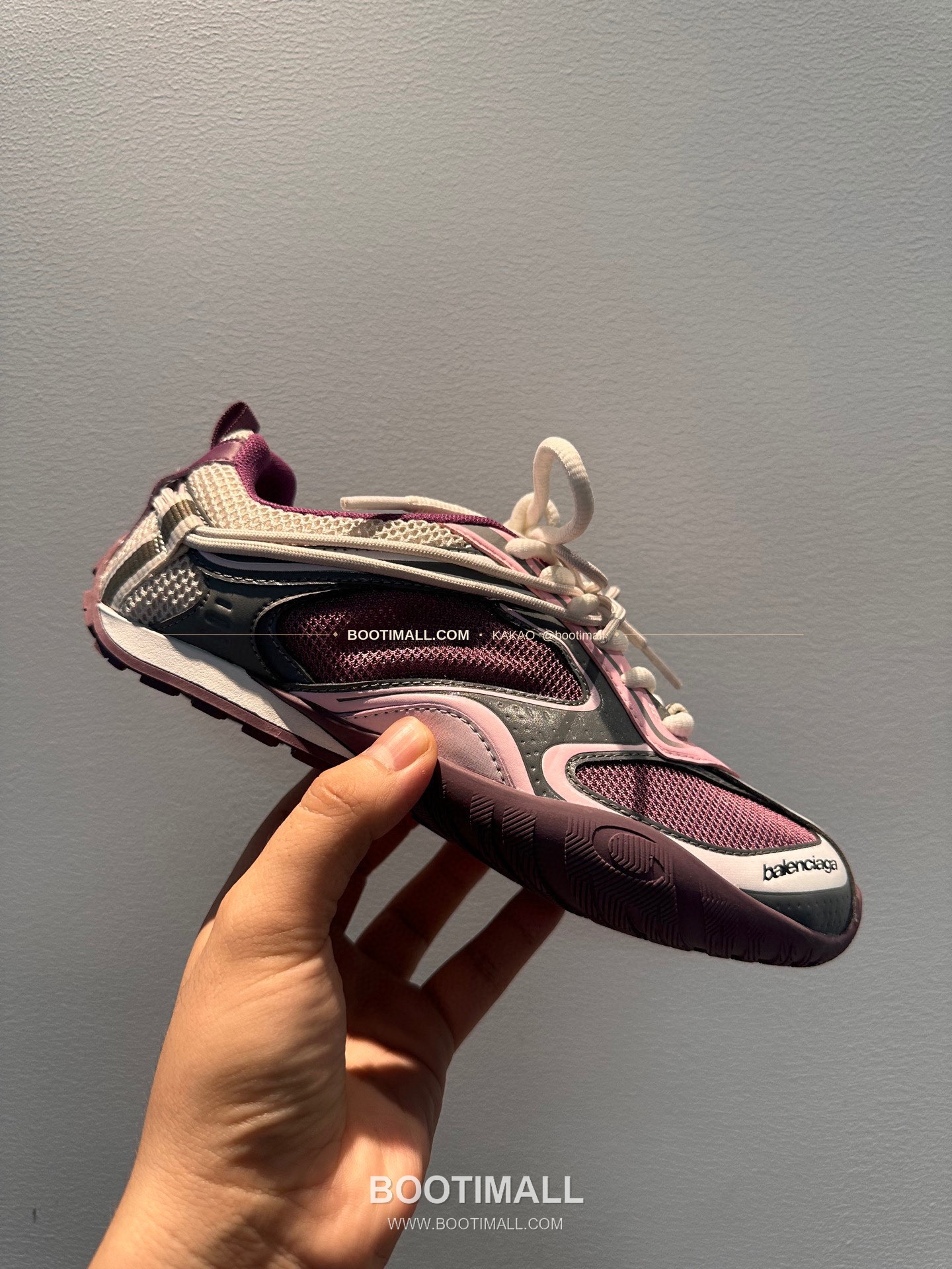 발렌시아가 Radar 2026SS 메쉬 카프스킨 로우탑 스니커즈 Balenciaga Radar 2026 SS Mesh Calfskin Low-Top Sneakers 2cm 1