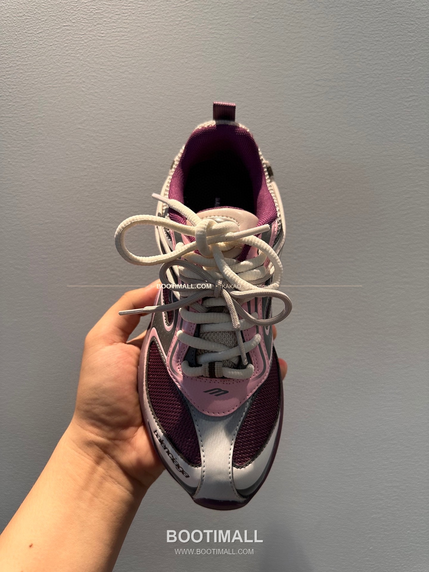 발렌시아가 Radar 2026SS 메쉬 카프스킨 로우탑 스니커즈 Balenciaga Radar 2026 SS Mesh Calfskin Low-Top Sneakers 2cm 2