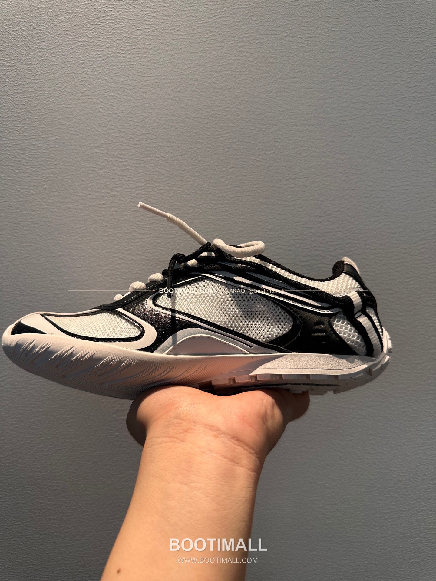 발렌시아가 Radar 2026SS 메쉬 카프스킨 로우탑 스니커즈 Balenciaga Radar 2026 SS Mesh Calfskin Low-Top Sneakers 2cm 3