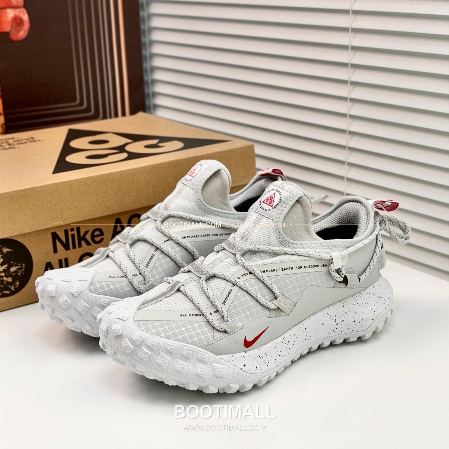 나이키 ACG 2026SS 메쉬 레더 믹스 컬러 블록 스니커즈 Nike ACG 2026 SS Mesh Leather Color Block Sneakers 2