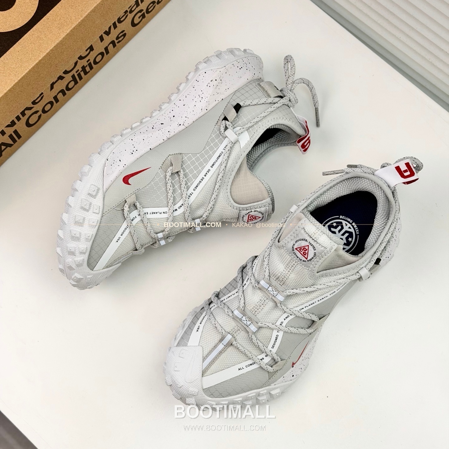 나이키 ACG 2026SS 메쉬 레더 믹스 컬러 블록 스니커즈 Nike ACG 2026 SS Mesh Leather Color Block Sneakers 3