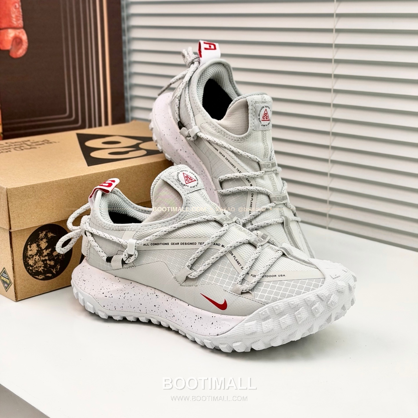 나이키 ACG 2026SS 메쉬 레더 믹스 컬러 블록 스니커즈 Nike ACG 2026 SS Mesh Leather Color Block Sneakers 4