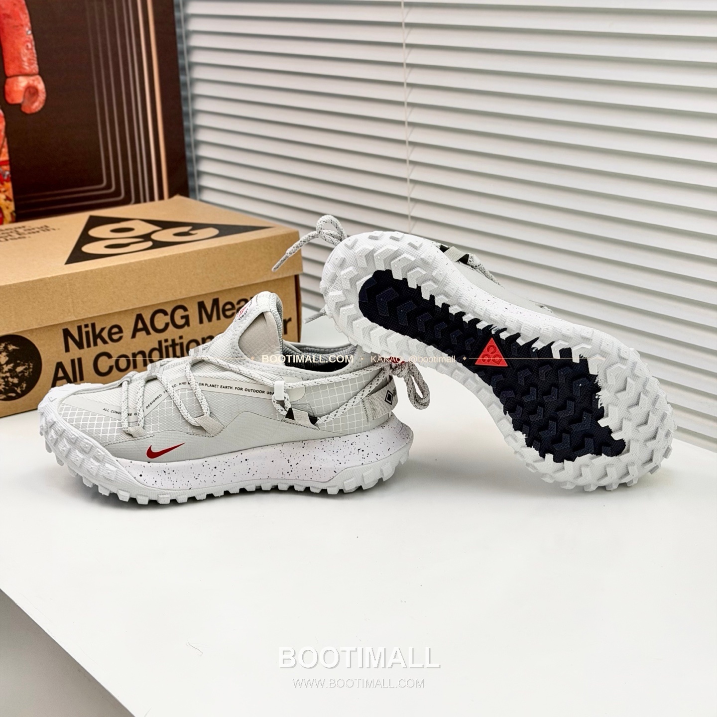 나이키 ACG 2026SS 메쉬 레더 믹스 컬러 블록 스니커즈 Nike ACG 2026 SS Mesh Leather Color Block Sneakers 8