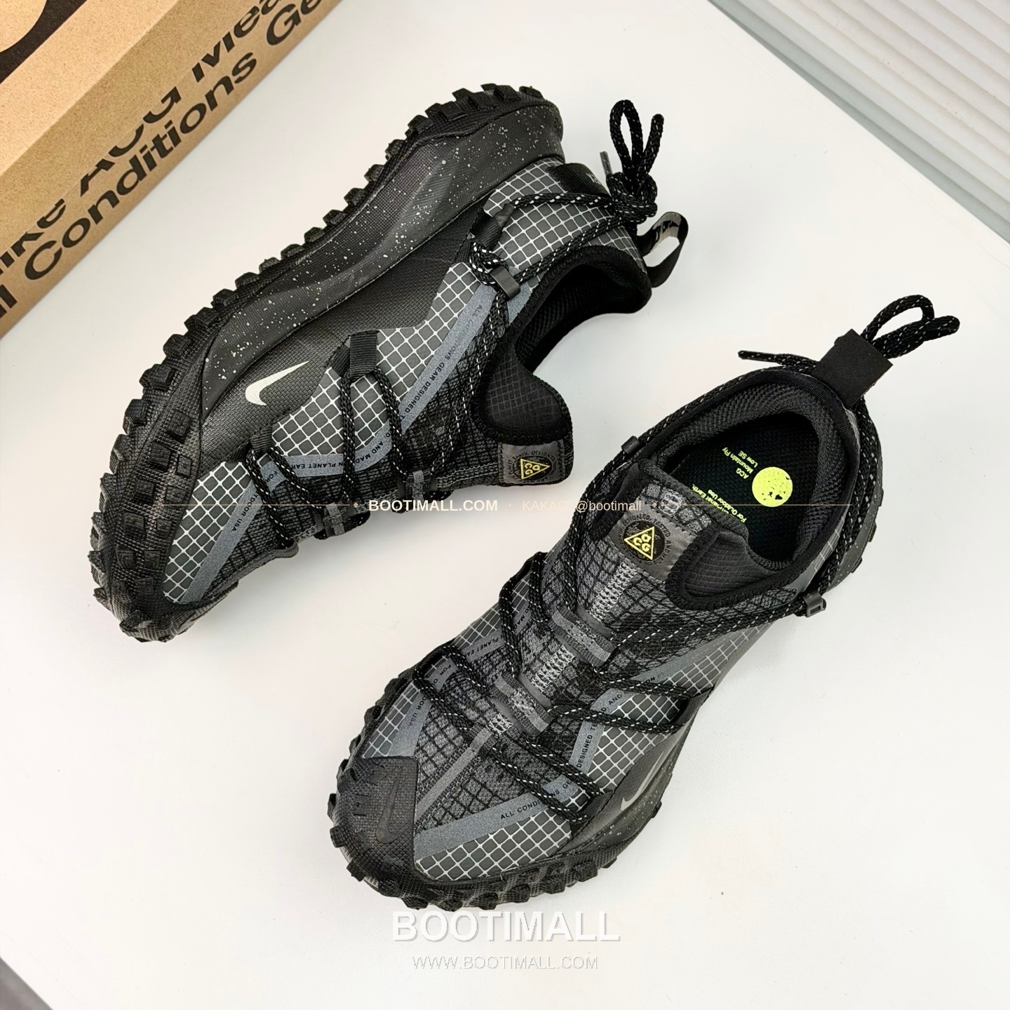 나이키 ACG 2026SS 메쉬 레더 믹스 컬러 블록 스니커즈 Nike ACG 2026 SS Mesh Leather Color Block Sneakers 3