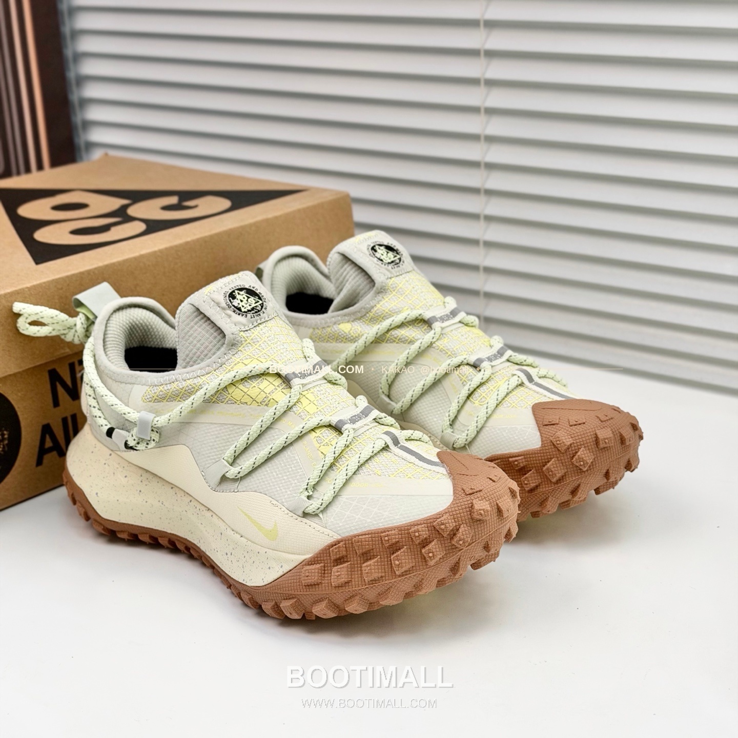 나이키 ACG 2026SS 메쉬 레더 믹스 컬러 블록 스니커즈 Nike ACG 2026 SS Mesh Leather Color Block Sneakers 1