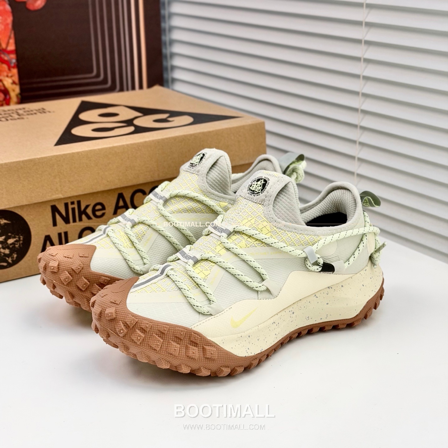 나이키 ACG 2026SS 메쉬 레더 믹스 컬러 블록 스니커즈 Nike ACG 2026 SS Mesh Leather Color Block Sneakers 2