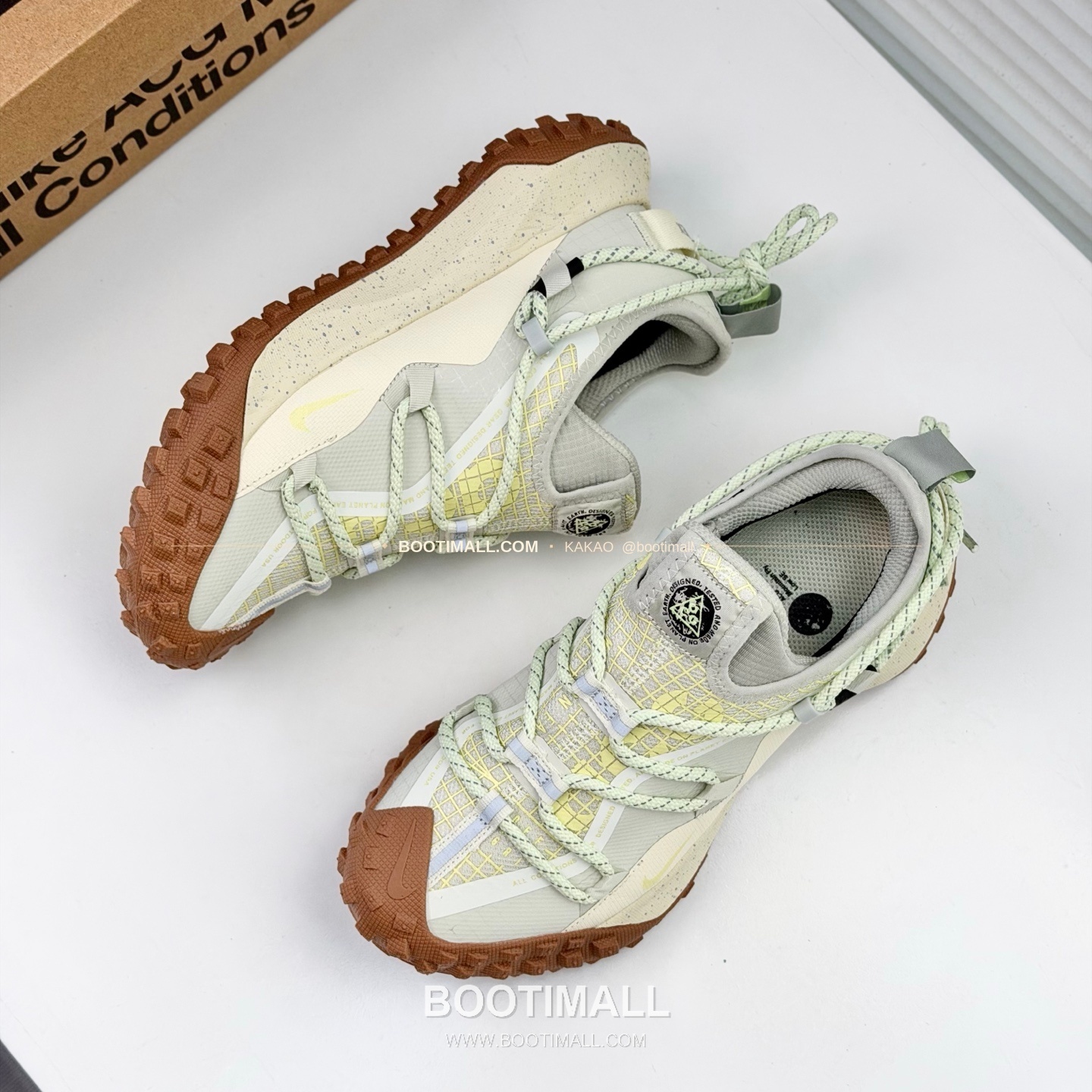 나이키 ACG 2026SS 메쉬 레더 믹스 컬러 블록 스니커즈 Nike ACG 2026 SS Mesh Leather Color Block Sneakers 3