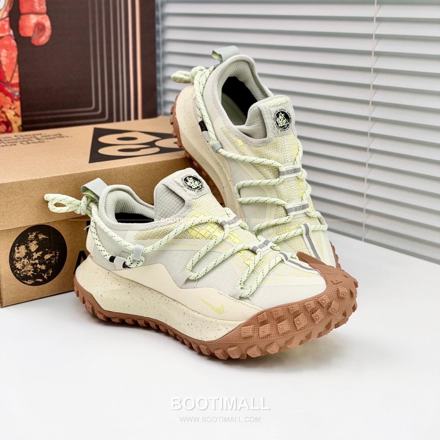 나이키 ACG 2026SS 메쉬 레더 믹스 컬러 블록 스니커즈 Nike ACG 2026 SS Mesh Leather Color Block Sneakers 4