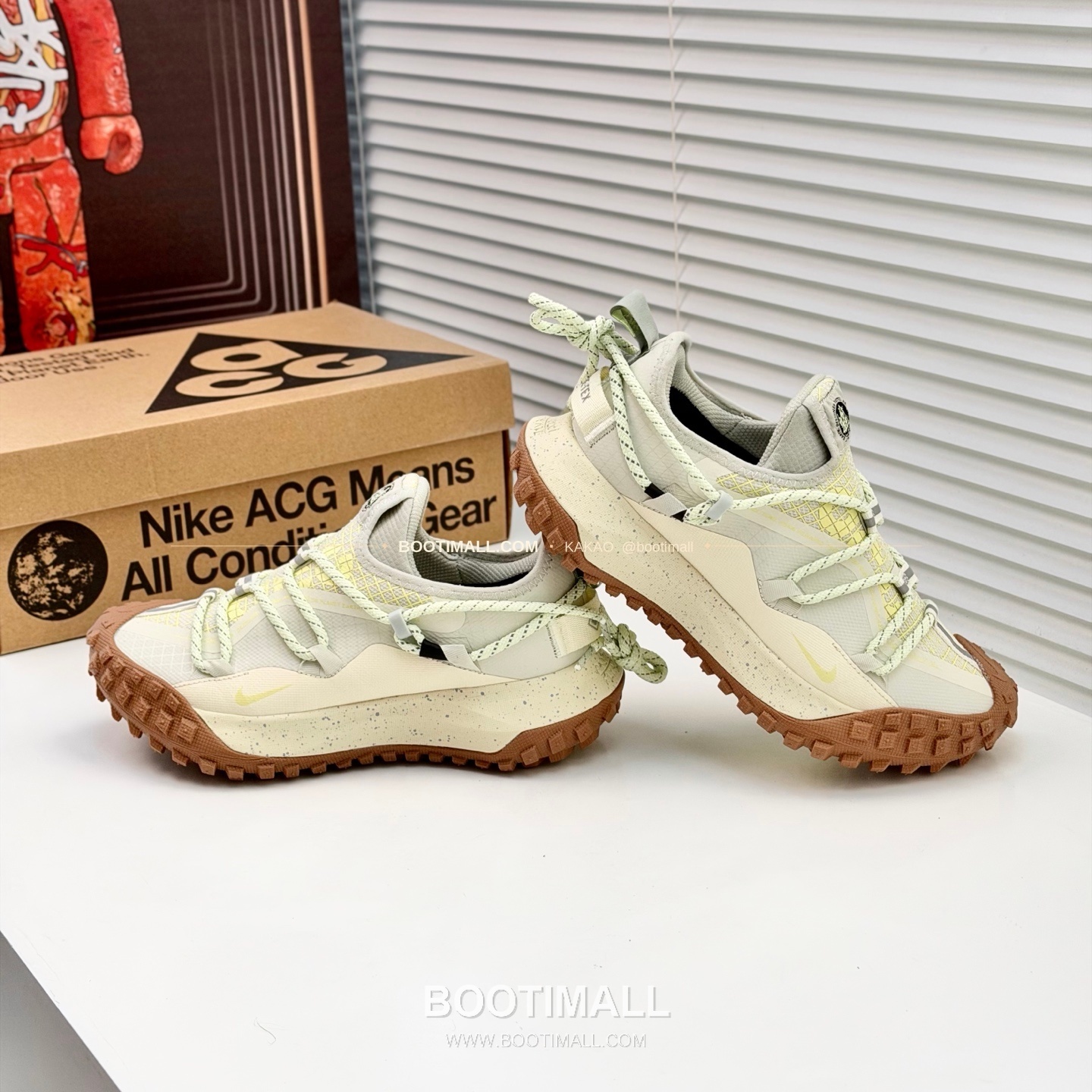 나이키 ACG 2026SS 메쉬 레더 믹스 컬러 블록 스니커즈 Nike ACG 2026 SS Mesh Leather Color Block Sneakers 6