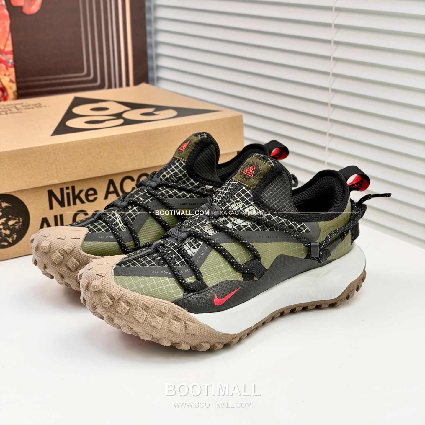 나이키 ACG 2026SS 메쉬 레더 믹스 컬러 블록 스니커즈 Nike ACG 2026 SS Mesh Leather Color Block Sneakers 2