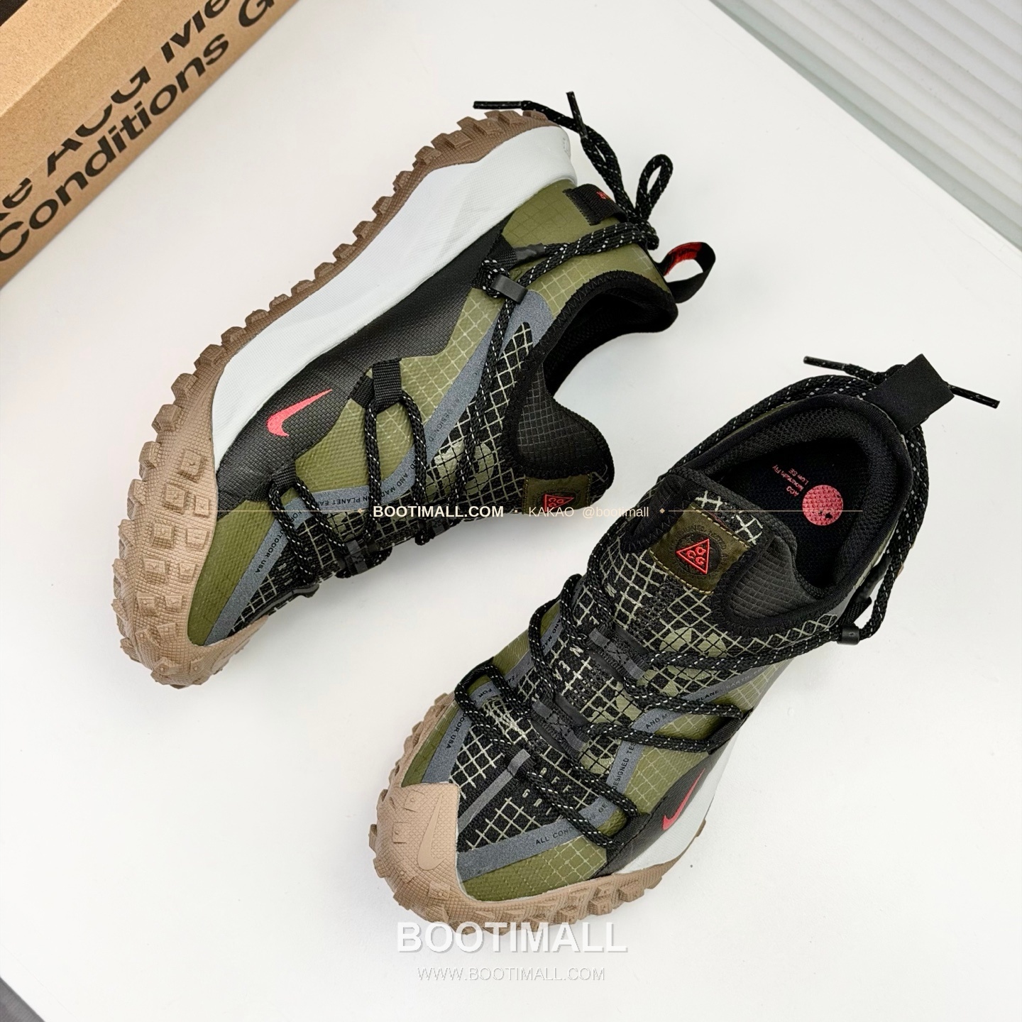 나이키 ACG 2026SS 메쉬 레더 믹스 컬러 블록 스니커즈 Nike ACG 2026 SS Mesh Leather Color Block Sneakers 3