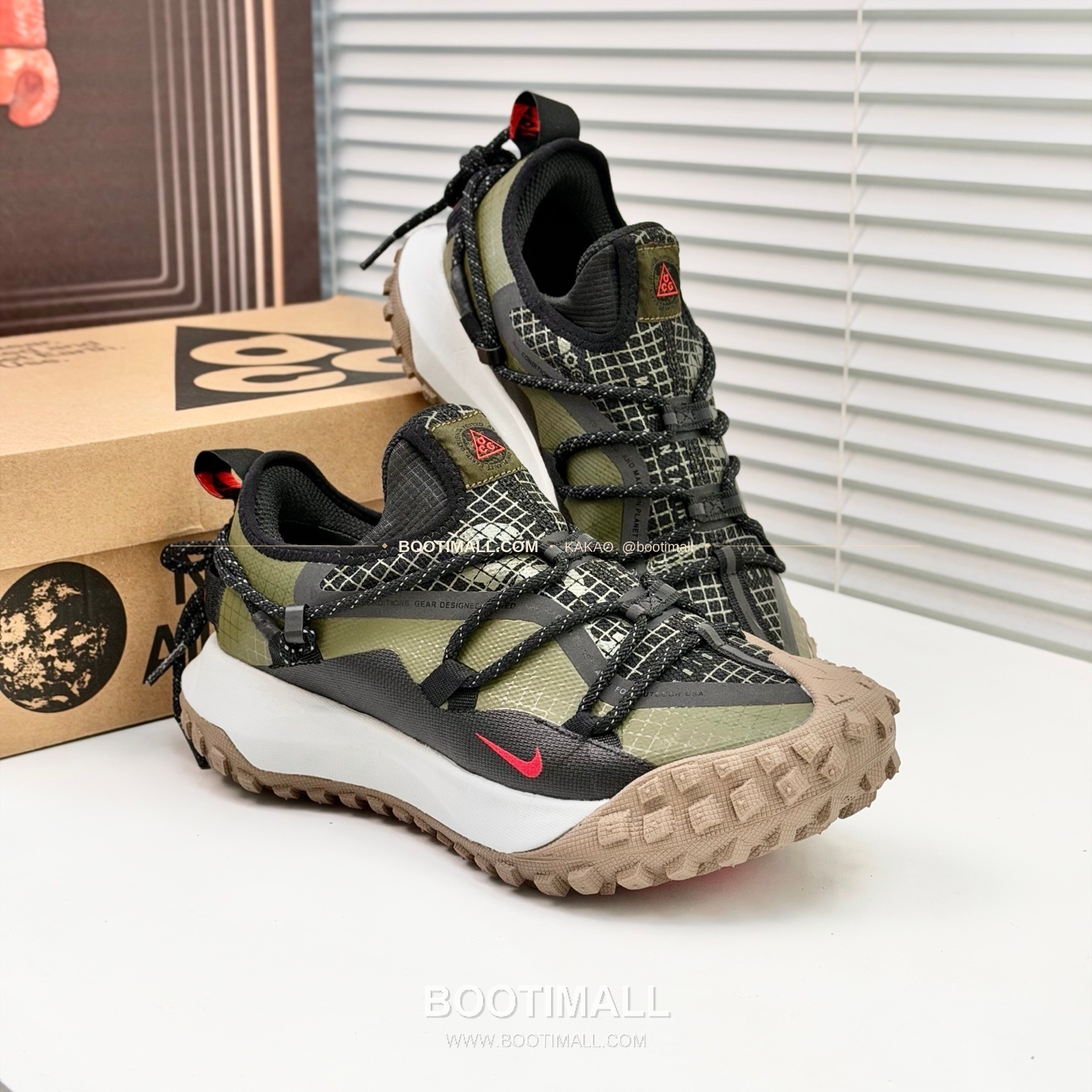 나이키 ACG 2026SS 메쉬 레더 믹스 컬러 블록 스니커즈 Nike ACG 2026 SS Mesh Leather Color Block Sneakers 4