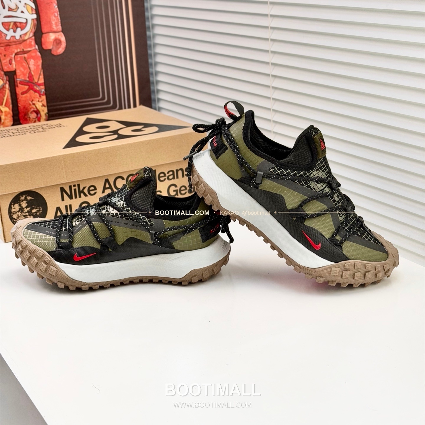 나이키 ACG 2026SS 메쉬 레더 믹스 컬러 블록 스니커즈 Nike ACG 2026 SS Mesh Leather Color Block Sneakers 6