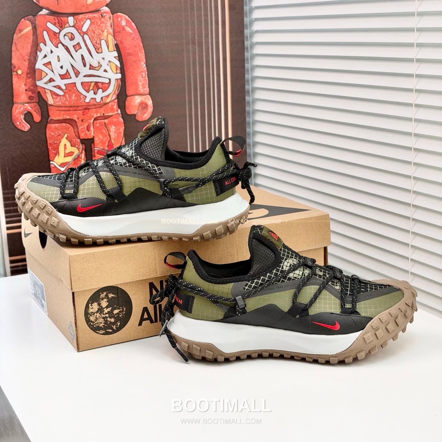 나이키 ACG 2026SS 메쉬 레더 믹스 컬러 블록 스니커즈 Nike ACG 2026 SS Mesh Leather Color Block Sneakers 7