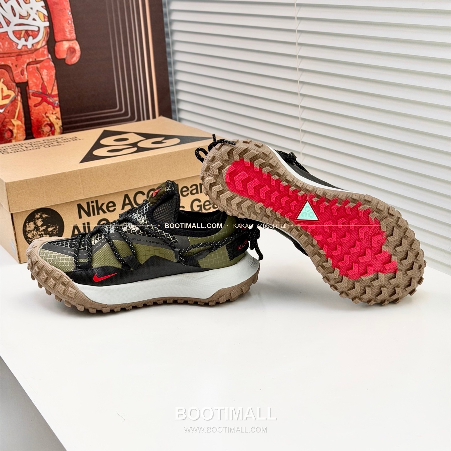 나이키 ACG 2026SS 메쉬 레더 믹스 컬러 블록 스니커즈 Nike ACG 2026 SS Mesh Leather Color Block Sneakers 8