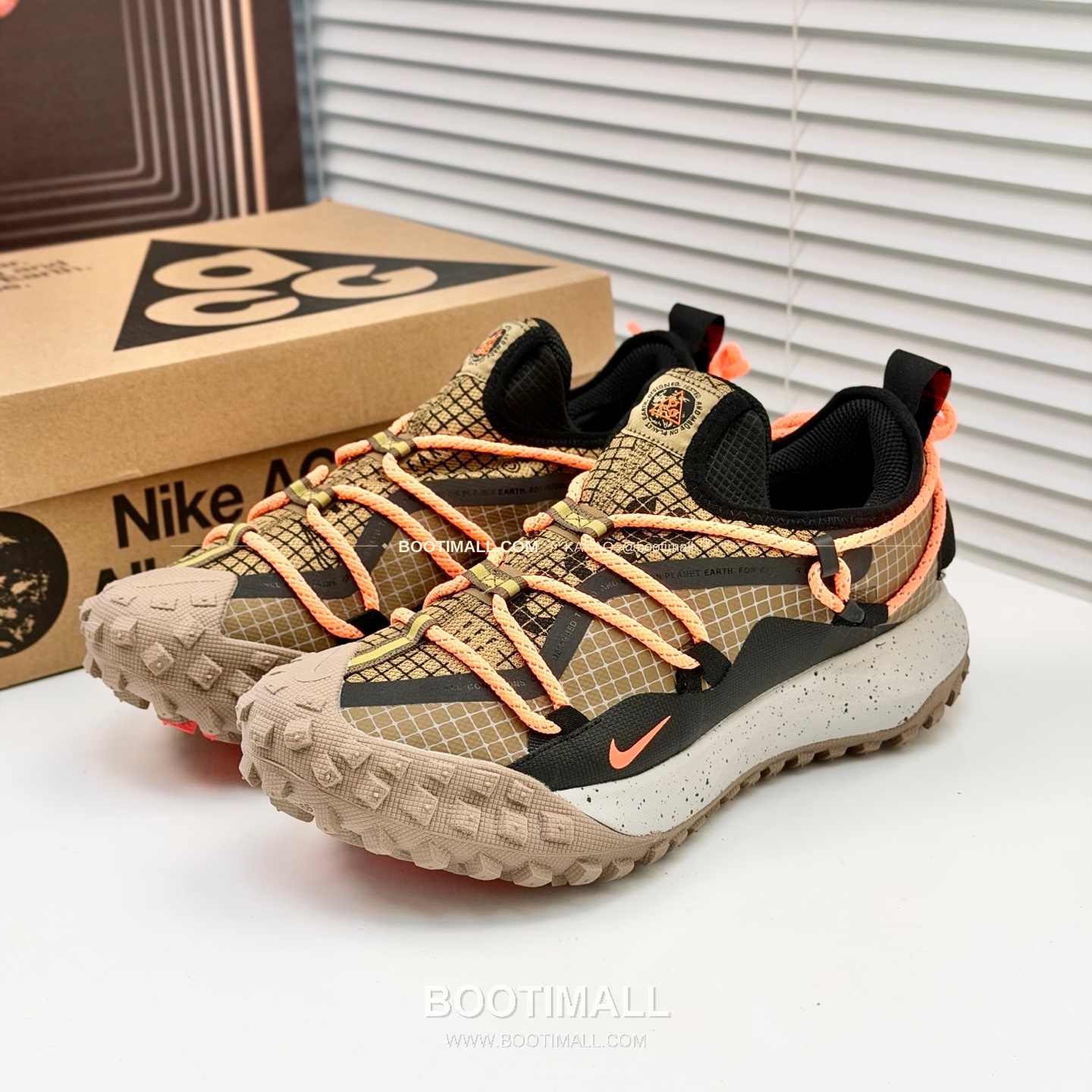 나이키 ACG 2026SS 메쉬 레더 믹스 컬러 블록 스니커즈 Nike ACG 2026 SS Mesh Leather Color Block Sneakers 2